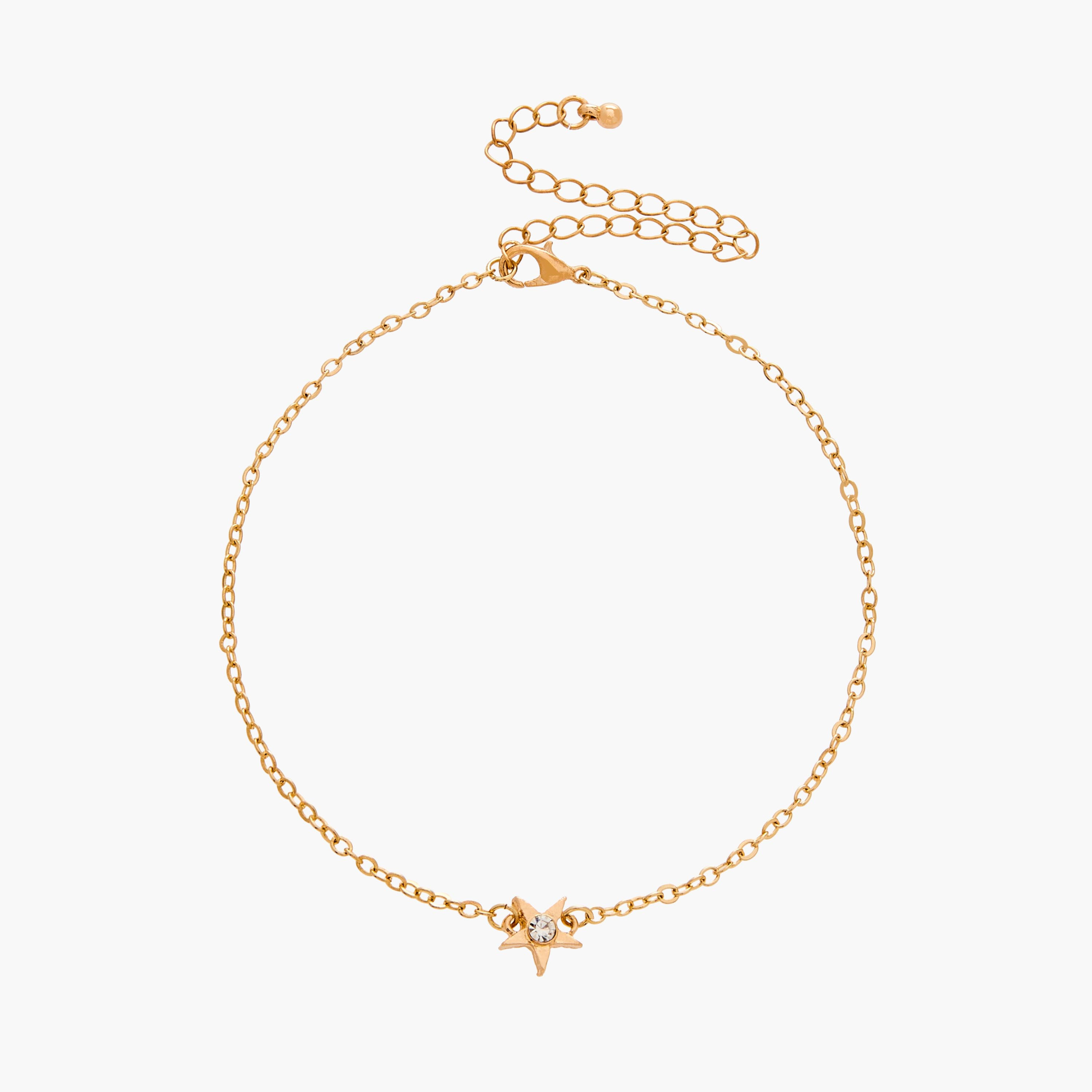 طقم خلاخيل متنوعة بلون ذهبي من 3 قطع-women-watchesandjewellery-jewellery-anklets-image-5