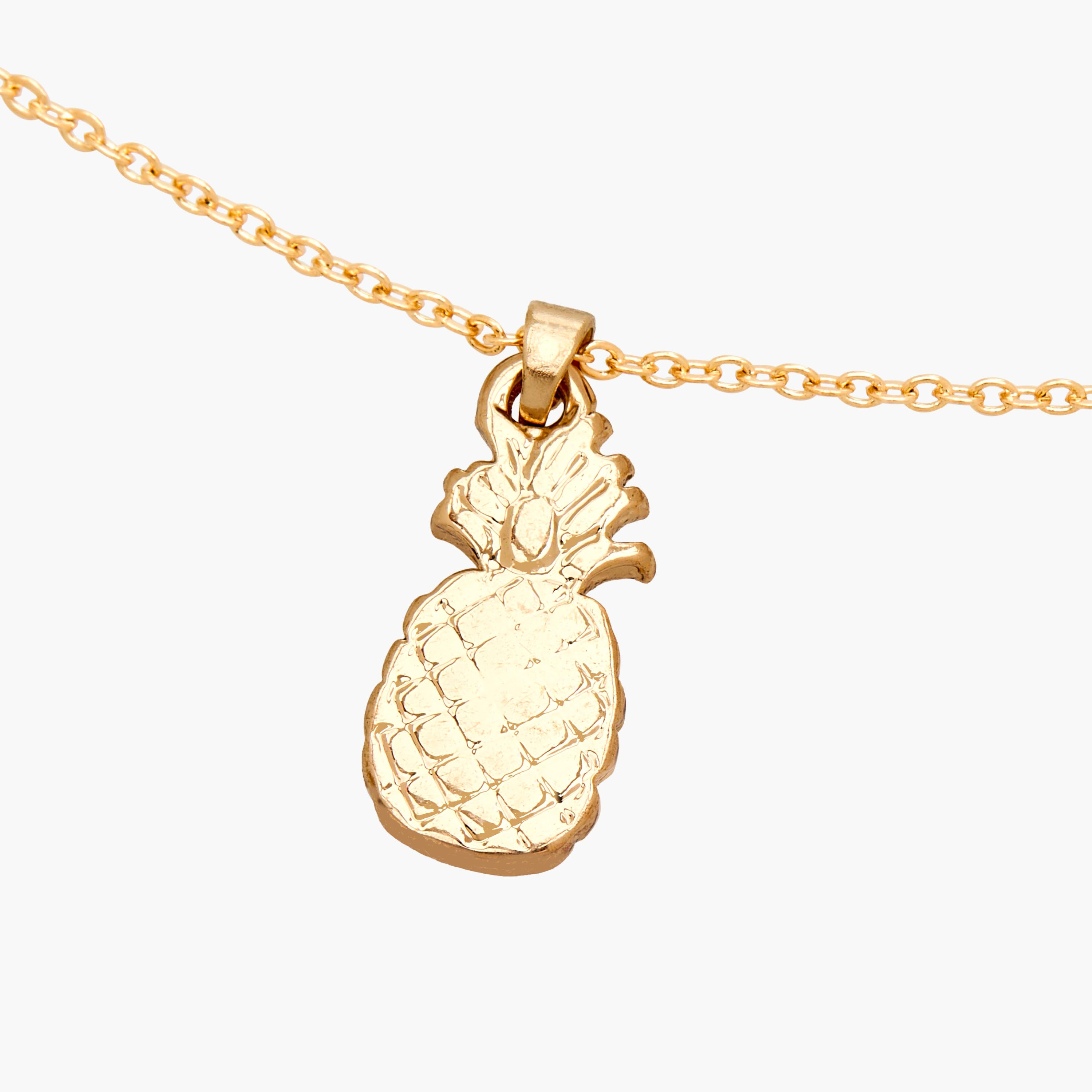 قلادة ذهبية بدلاية أناناس-women-watchesandjewellery-jewellery-necklacesandpendants-image-2