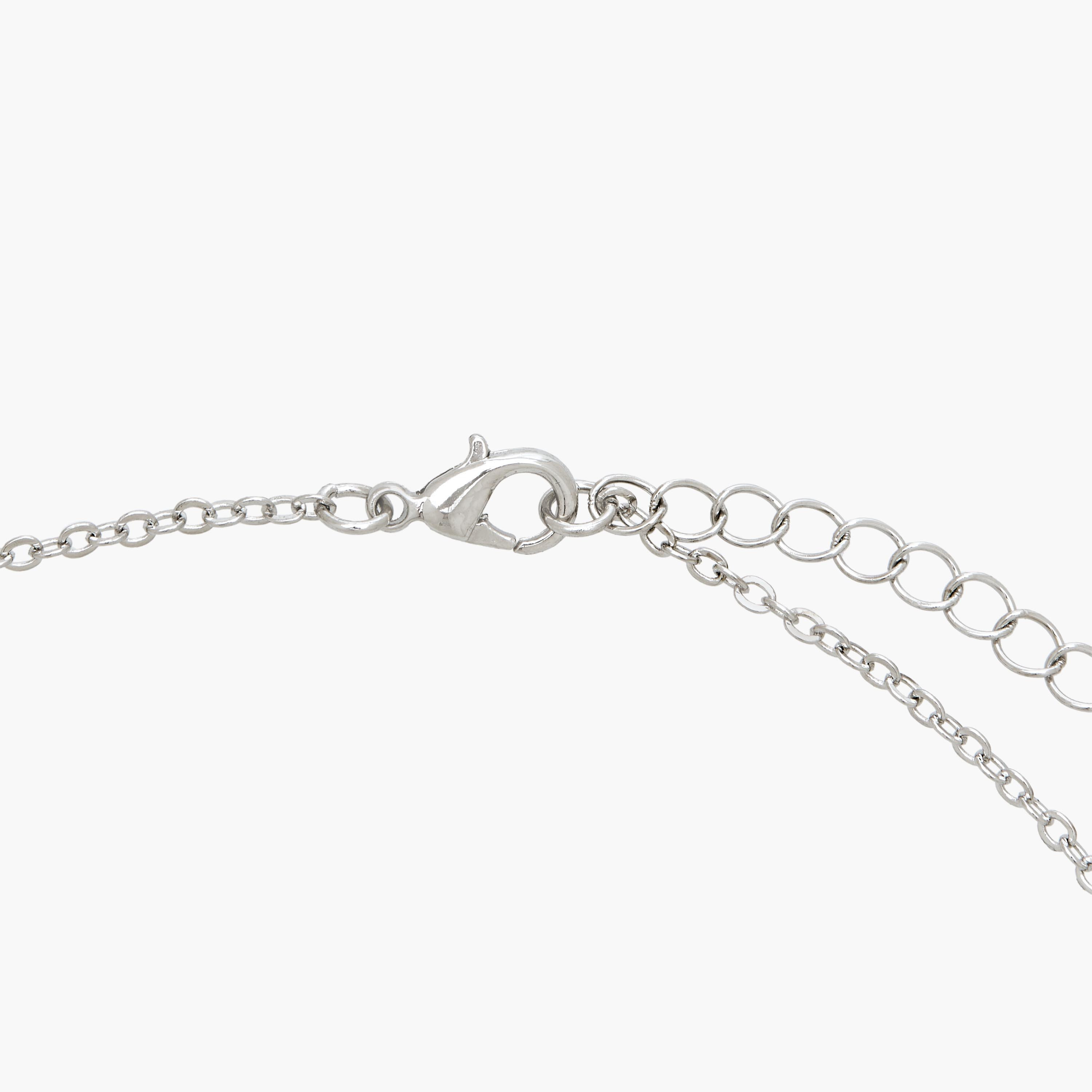قلادة فضية بدلاية مزينة-women-watchesandjewellery-jewellery-necklacesandpendants-image-4