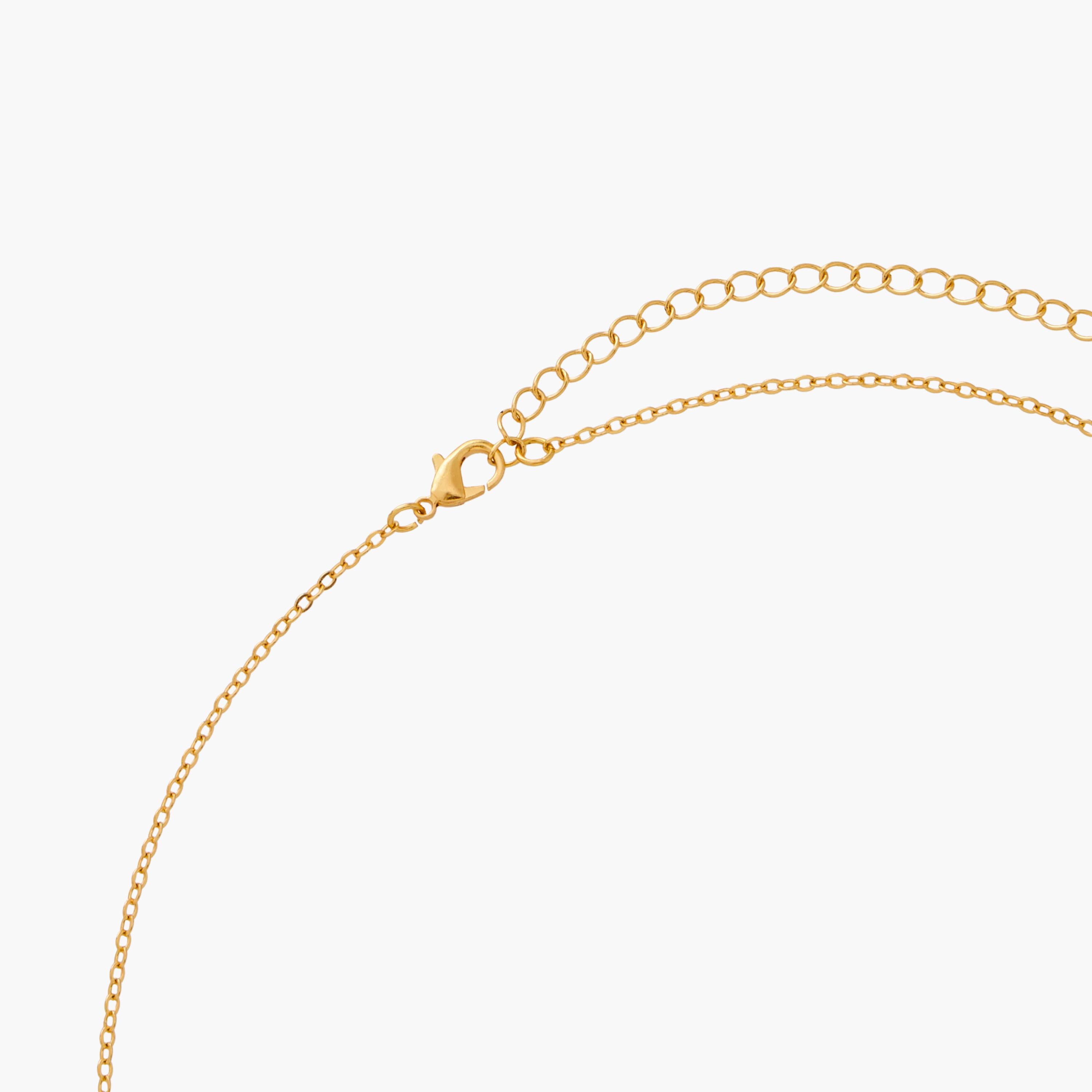 طقم قلادة ذهبية قطعتين بدلاية-women-watchesandjewellery-jewellery-necklacesandpendants-image-5