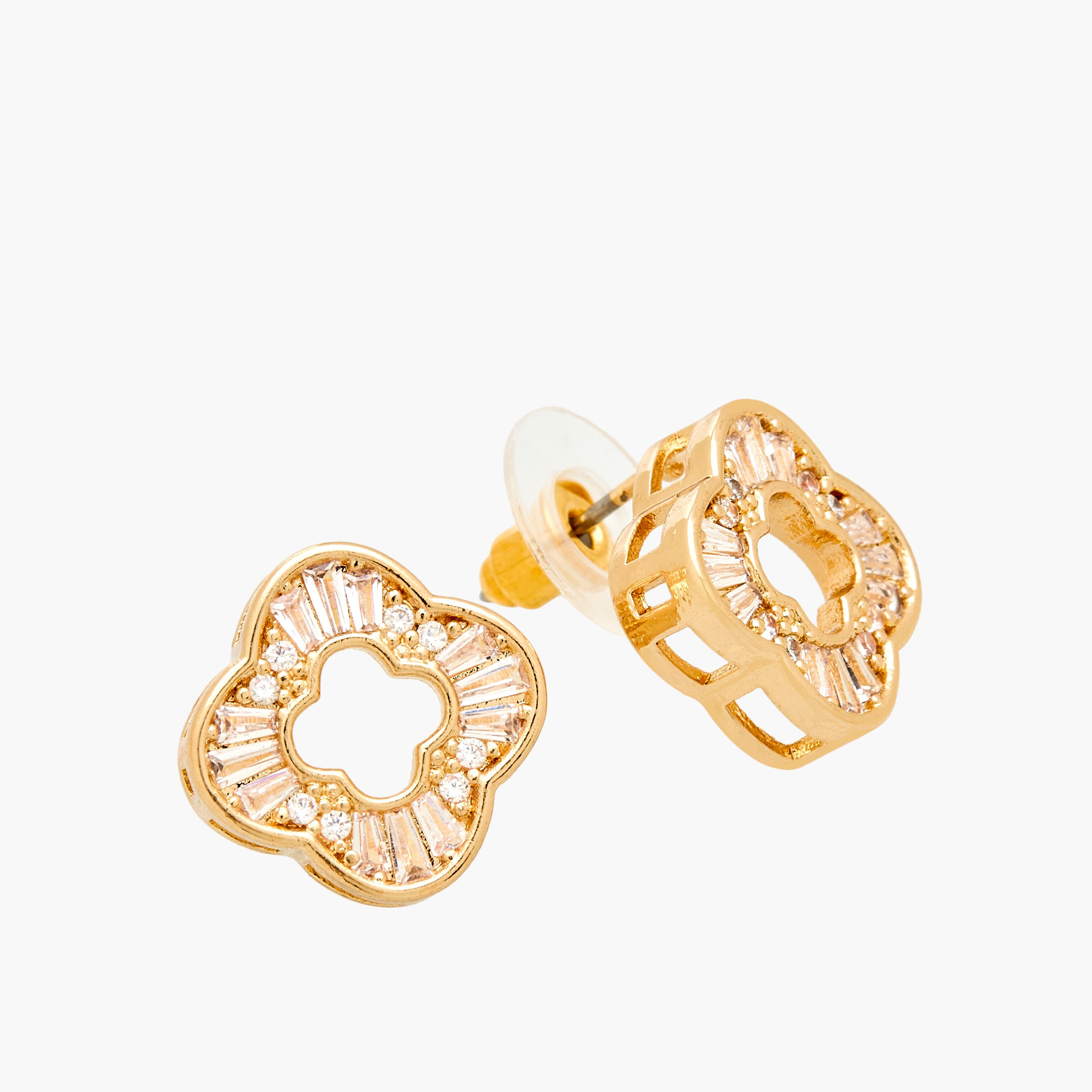 عقد وحلق بتزيينات زهرية - طقم من قطعتين-women-watchesandjewellery-jewellery-jewellerysets-image-5