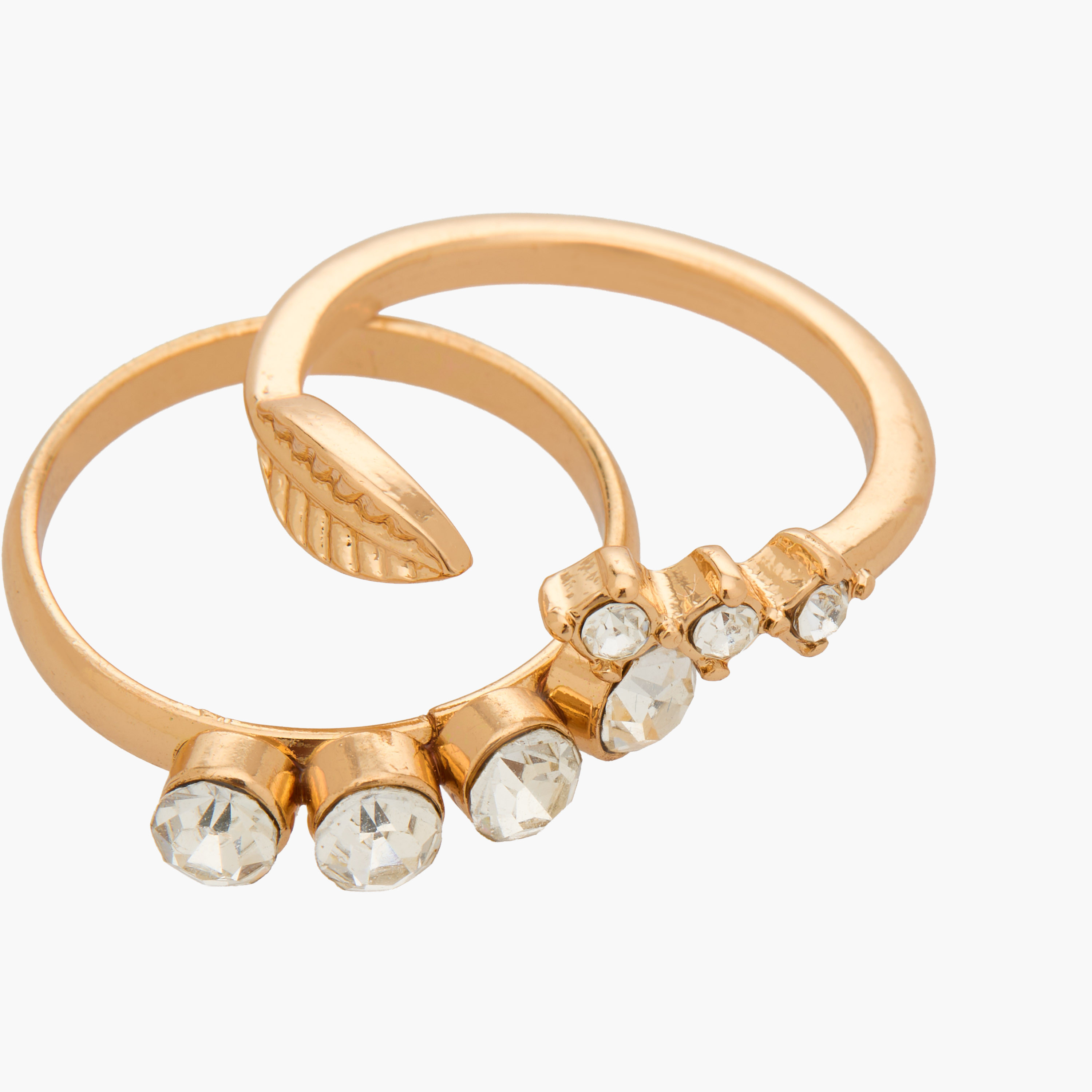 Set of 5 - Assorted Gold Tone Ring-women-watchesandjewellery-jewellery-rings-image-3