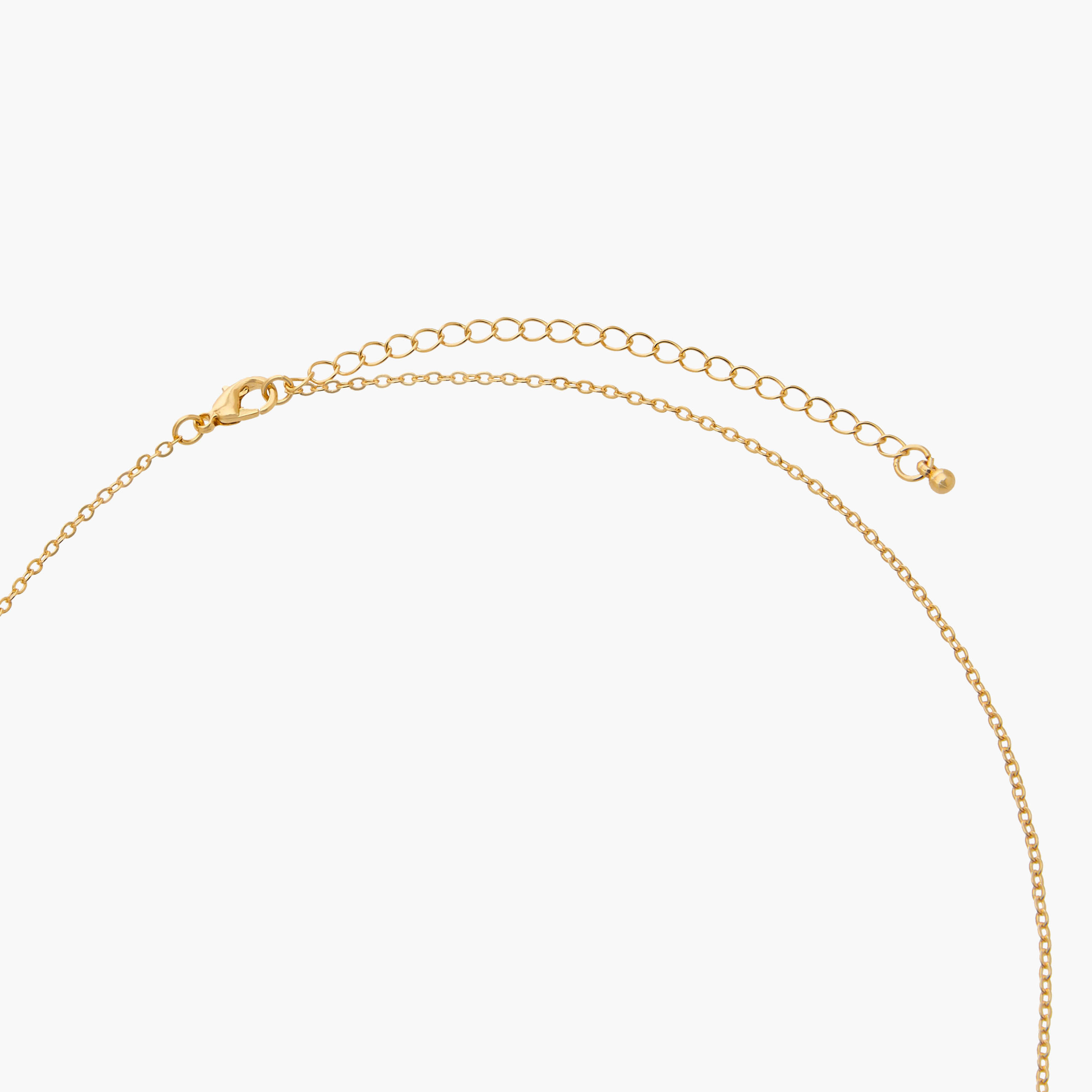 قلادة ذهبية مع دلاية على شكل حرف P-women-watchesandjewellery-jewellery-necklacesandpendants-image-3