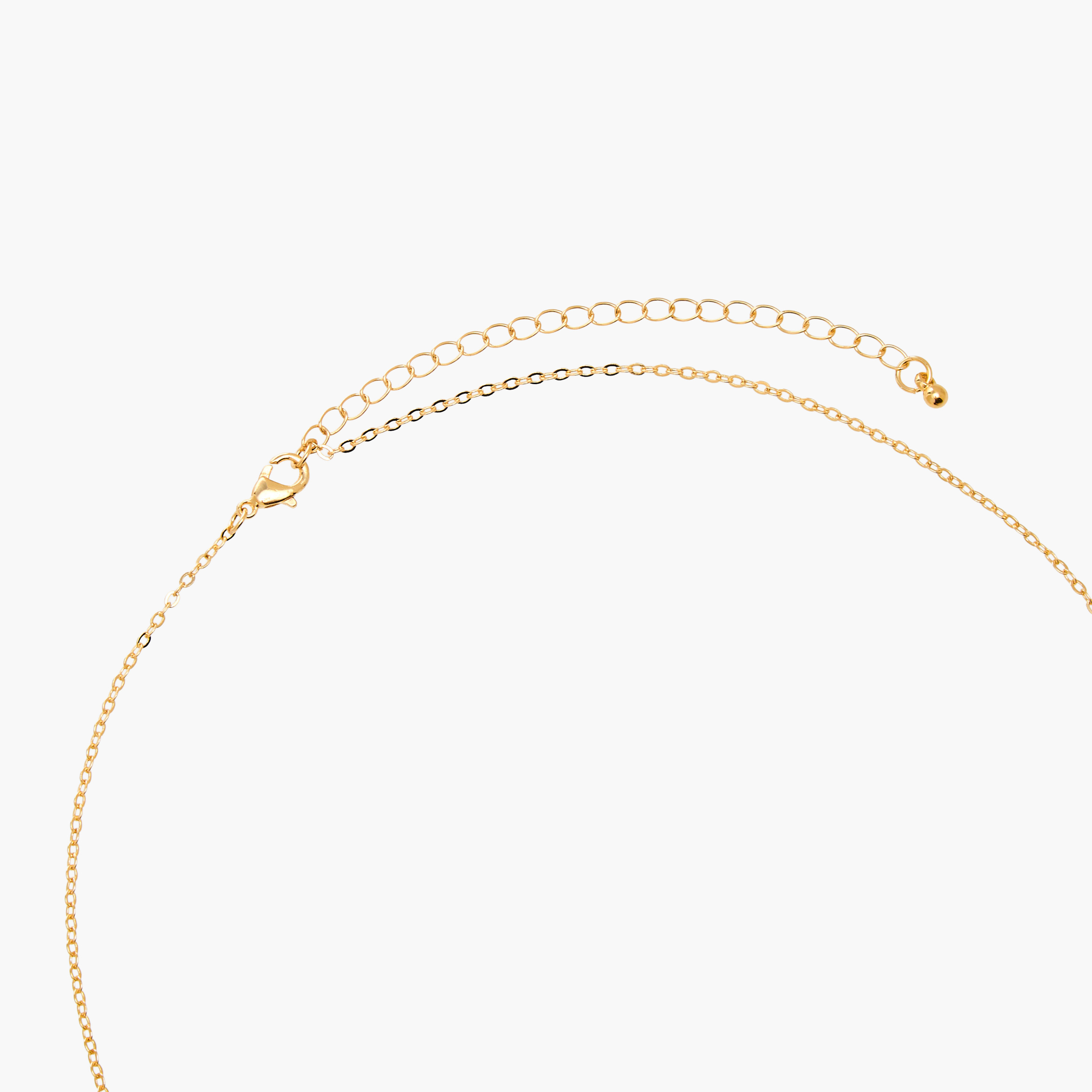 عقد بدلاية فيونكة مرصع بحجر زيركون مكعب بلون ذهبي-women-watchesandjewellery-jewellery-necklacesandpendants-image-3