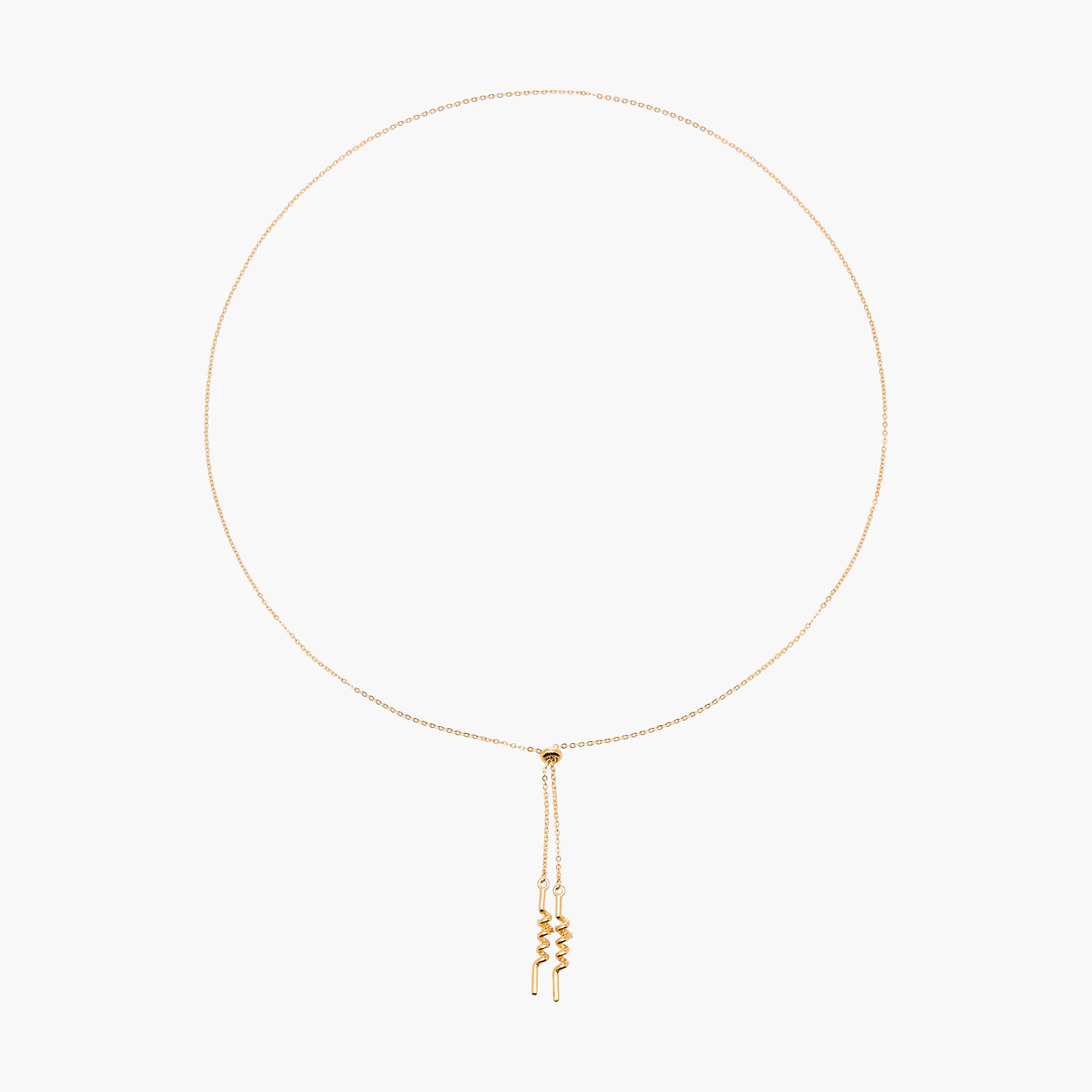 عقد بلون ذهبي بمشبك إغلاق منزلق-women-watchesandjewellery-jewellery-necklacesandpendants-image-1