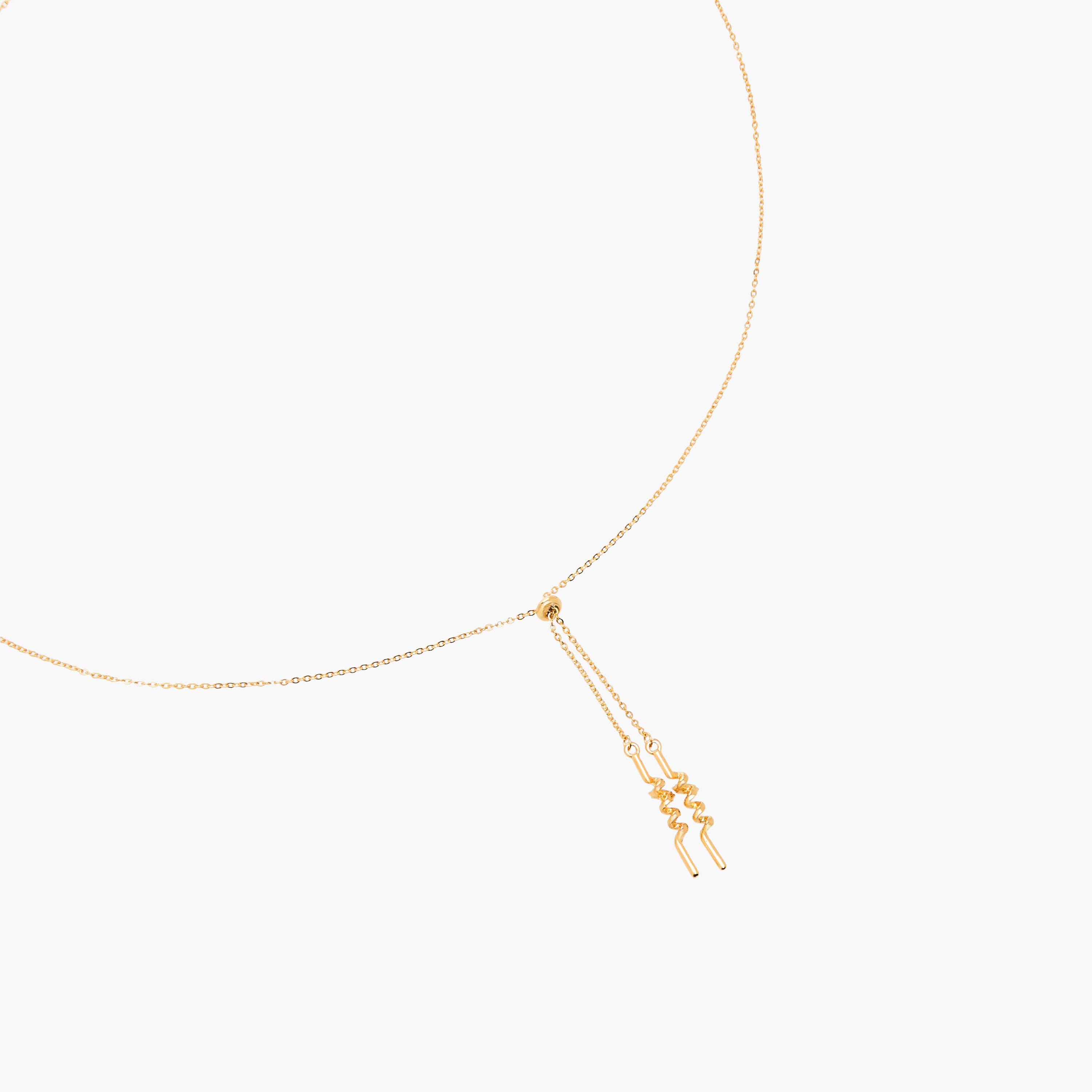 عقد بلون ذهبي بمشبك إغلاق منزلق-women-watchesandjewellery-jewellery-necklacesandpendants-image-2