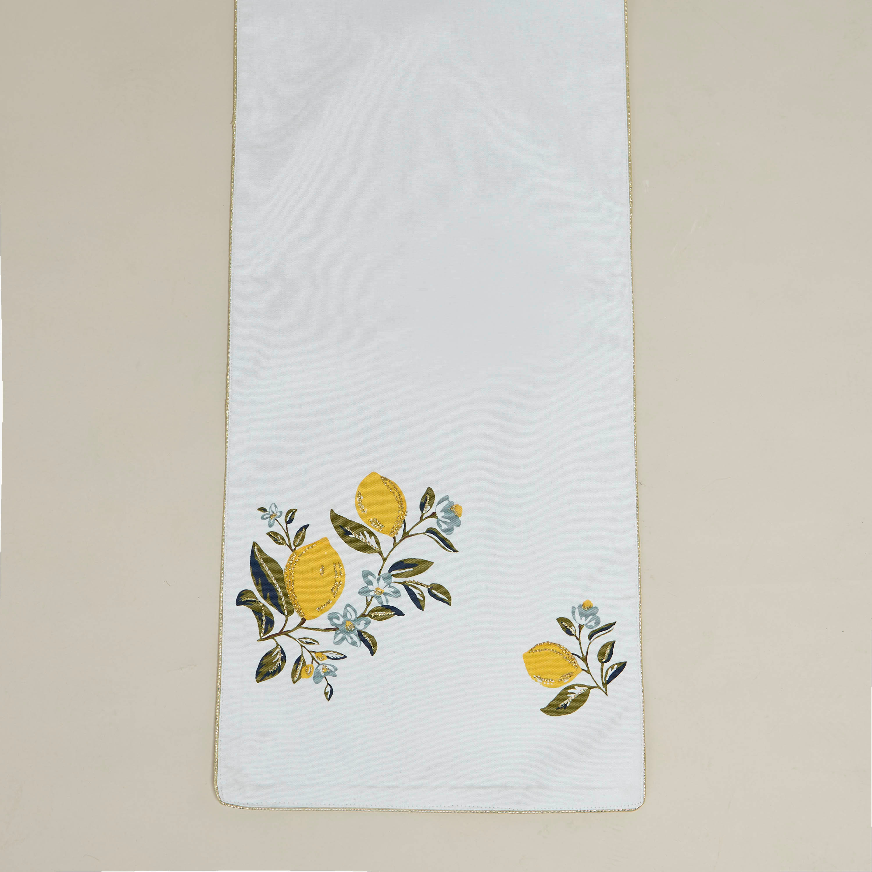 مفرش طاولة بطبعات ليمون - 180×33 سم-household-dining-tablelinen-runnersandtablecovers-image-6