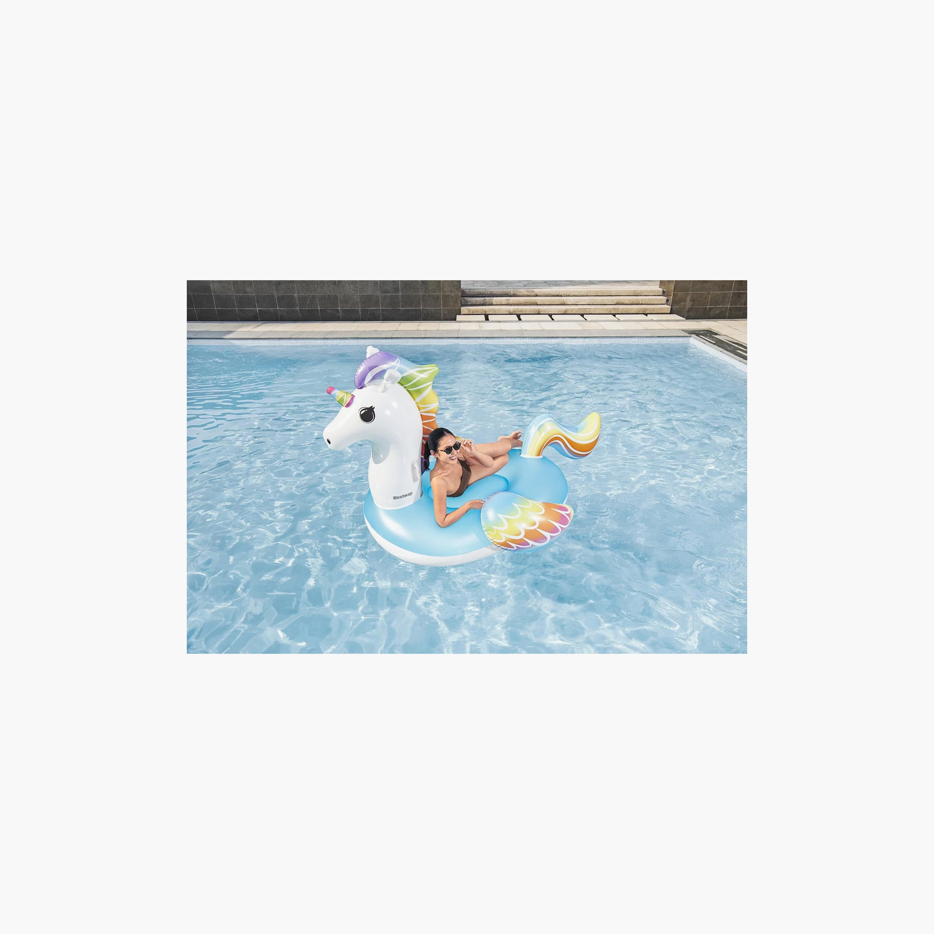عوامة مسبح قابلة للنفخ بتصميم يونيكورن من بست واي-toys-outdoor-poolandbeach-poolaccessories-image-10