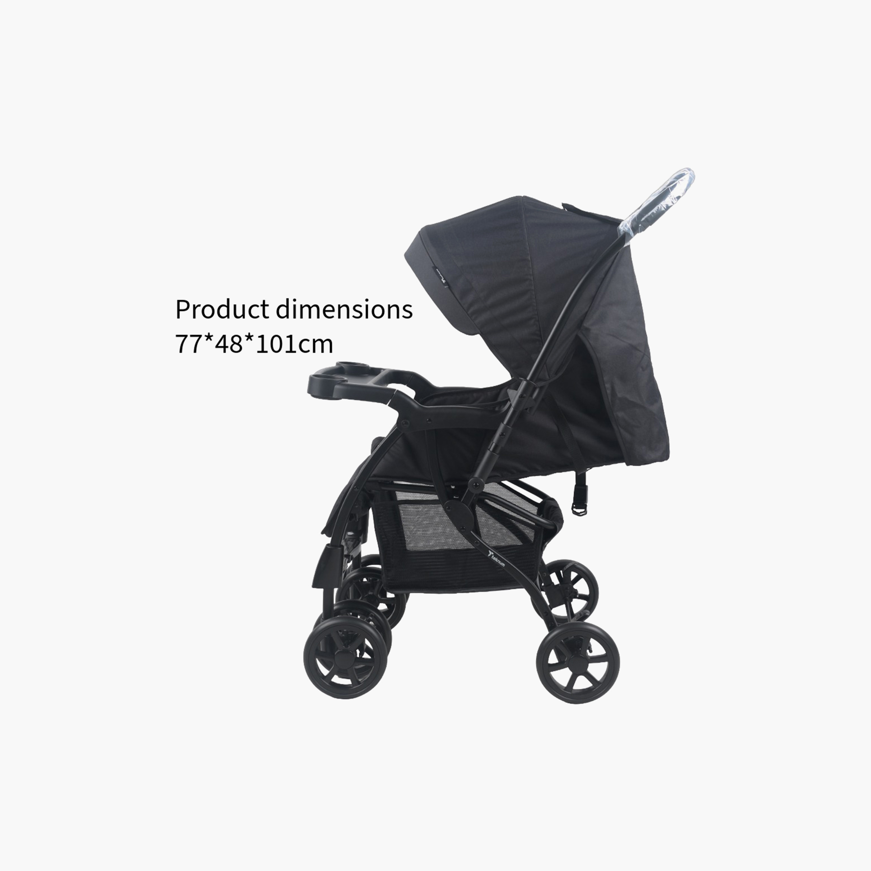 عربة أطفال قابلة للعكس (2 في 1) من تكنوم - لوك ات مي-baby-gear-strollersandprams-strollers-image-3