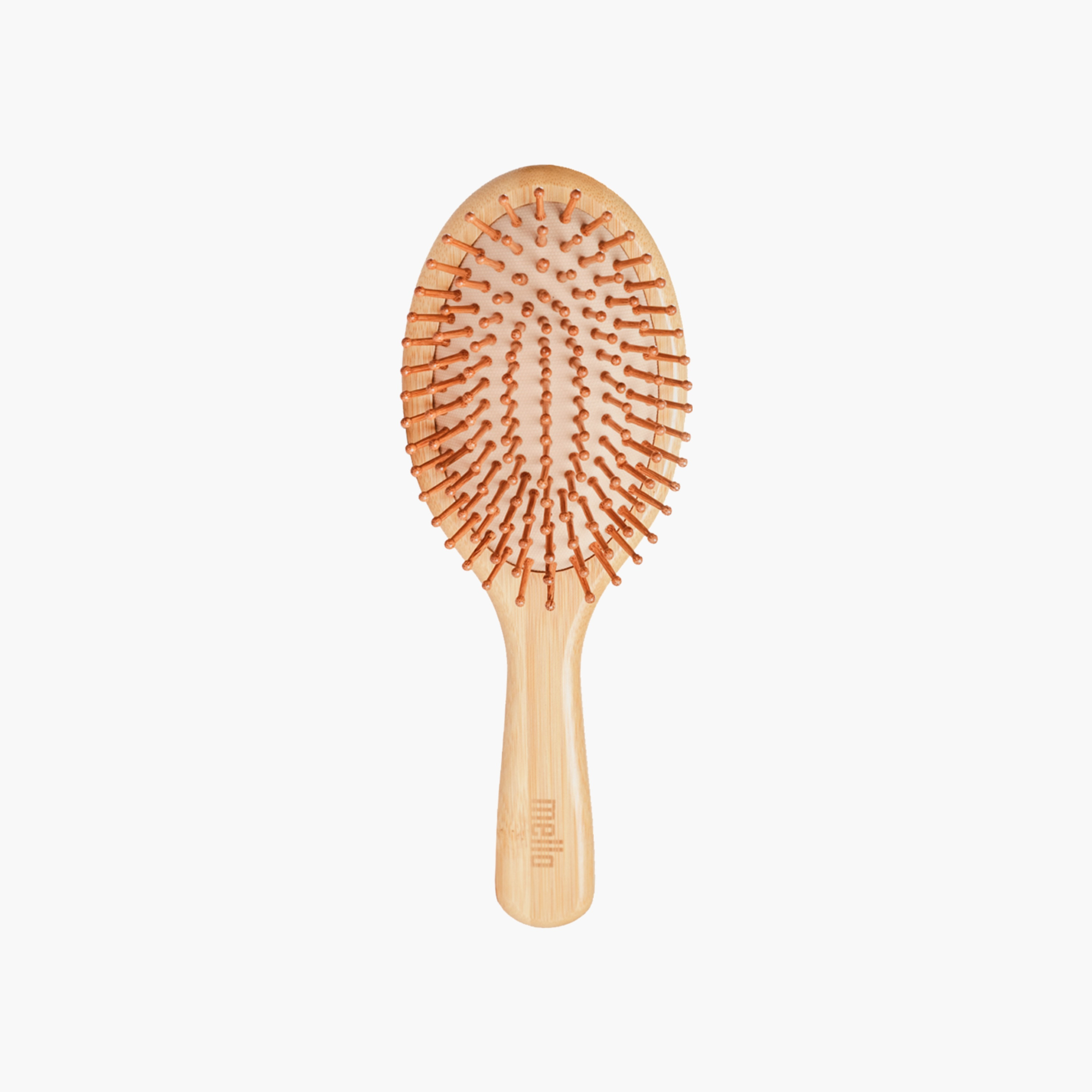 ميلا فرشاة شعر بيضاوية من الخيزران لفك التشابك-beautyandpersonalcare-hair-stylingtools-hairbrushesandcombs-image-1