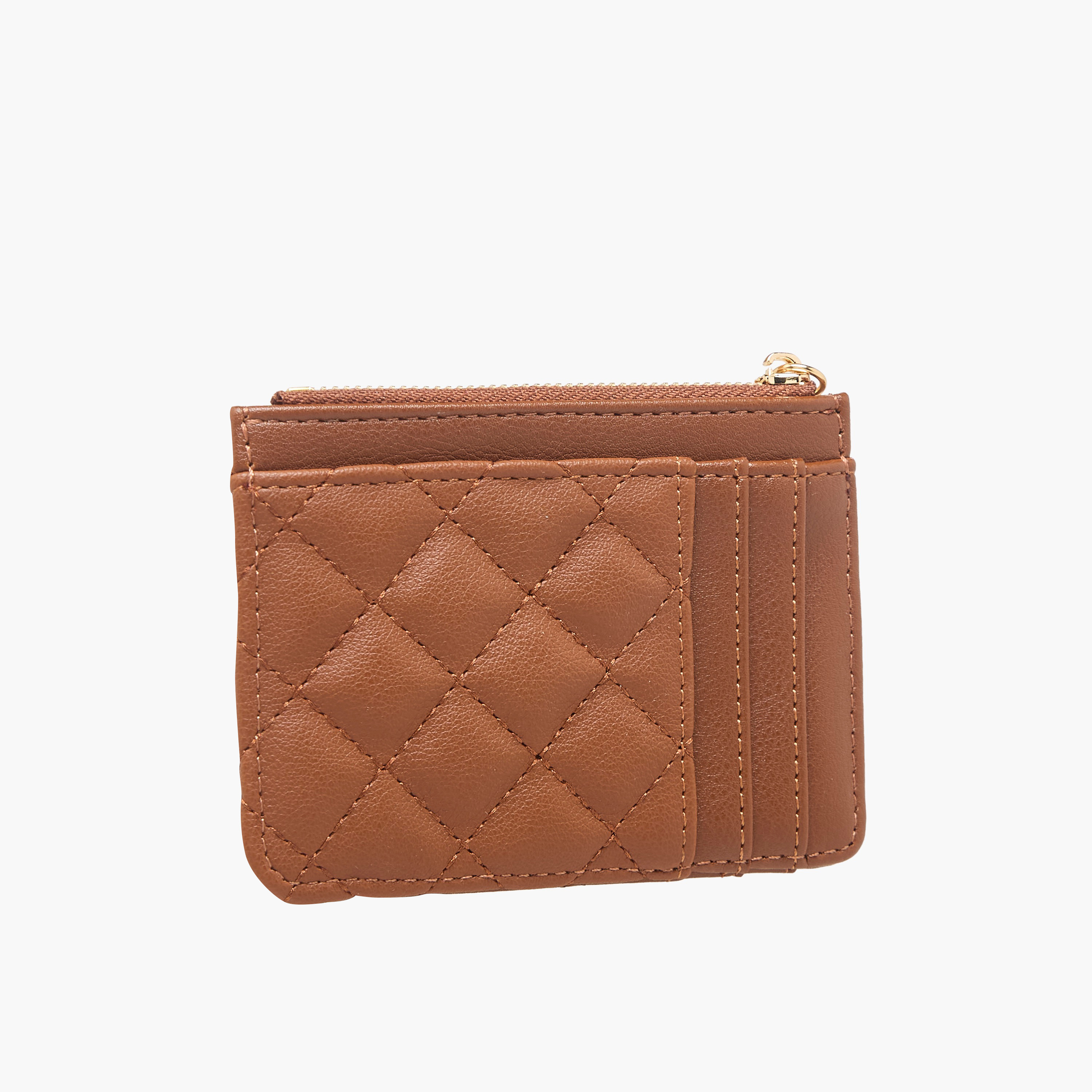 Sasha Quilted Card Holder with Zip Closure-women-bagsandwallets-wallets-image-2