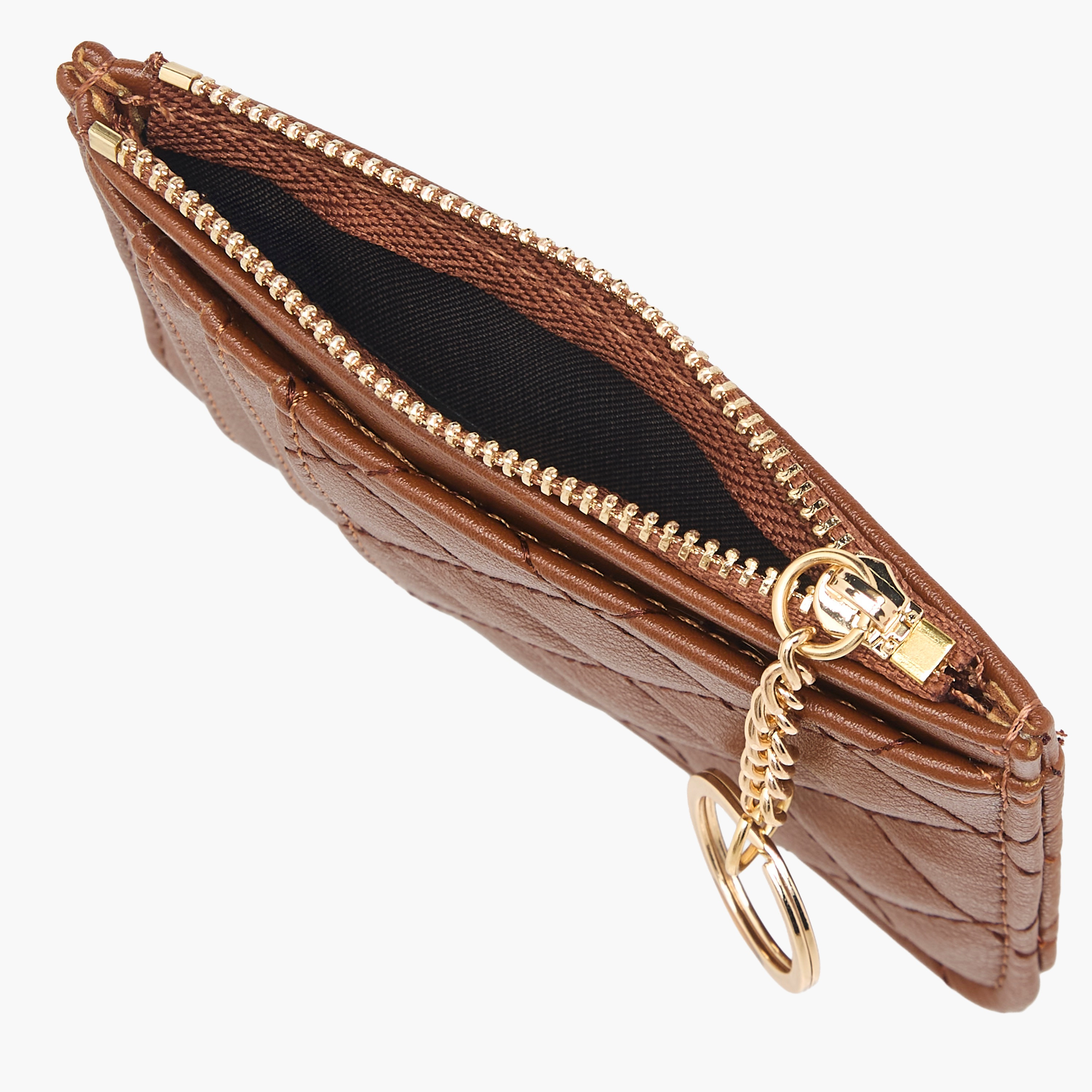 Sasha Quilted Card Holder with Zip Closure-women-bagsandwallets-wallets-image-4