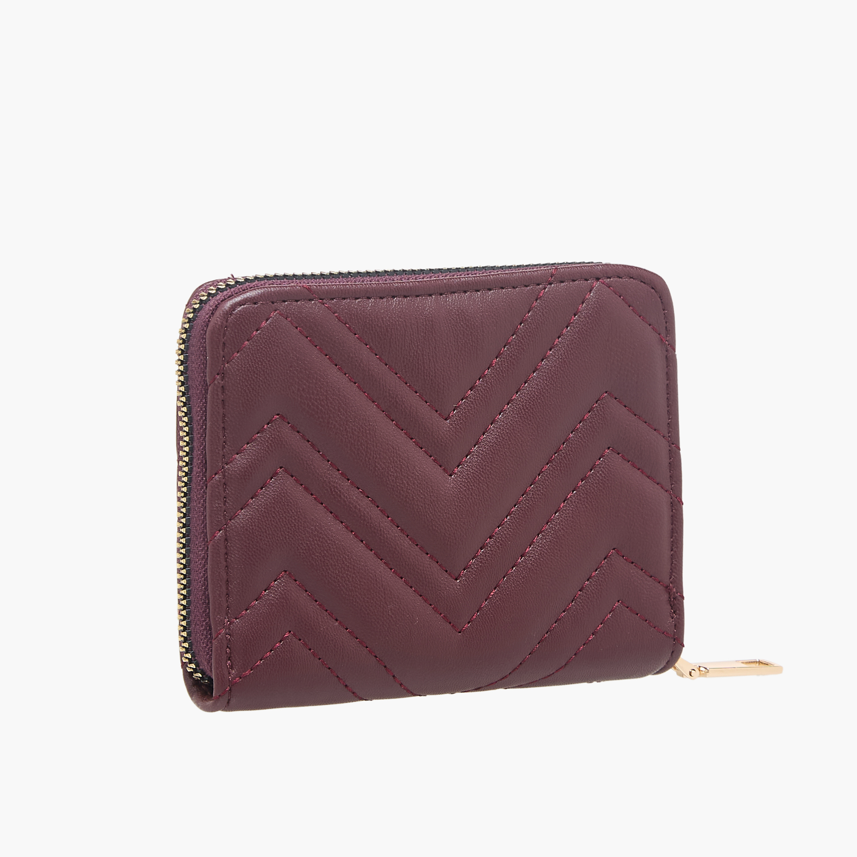 محفظة مبطنة شيفرون بسحاب إغلاق من ساشا-women-bagsandwallets-wallets-image-2