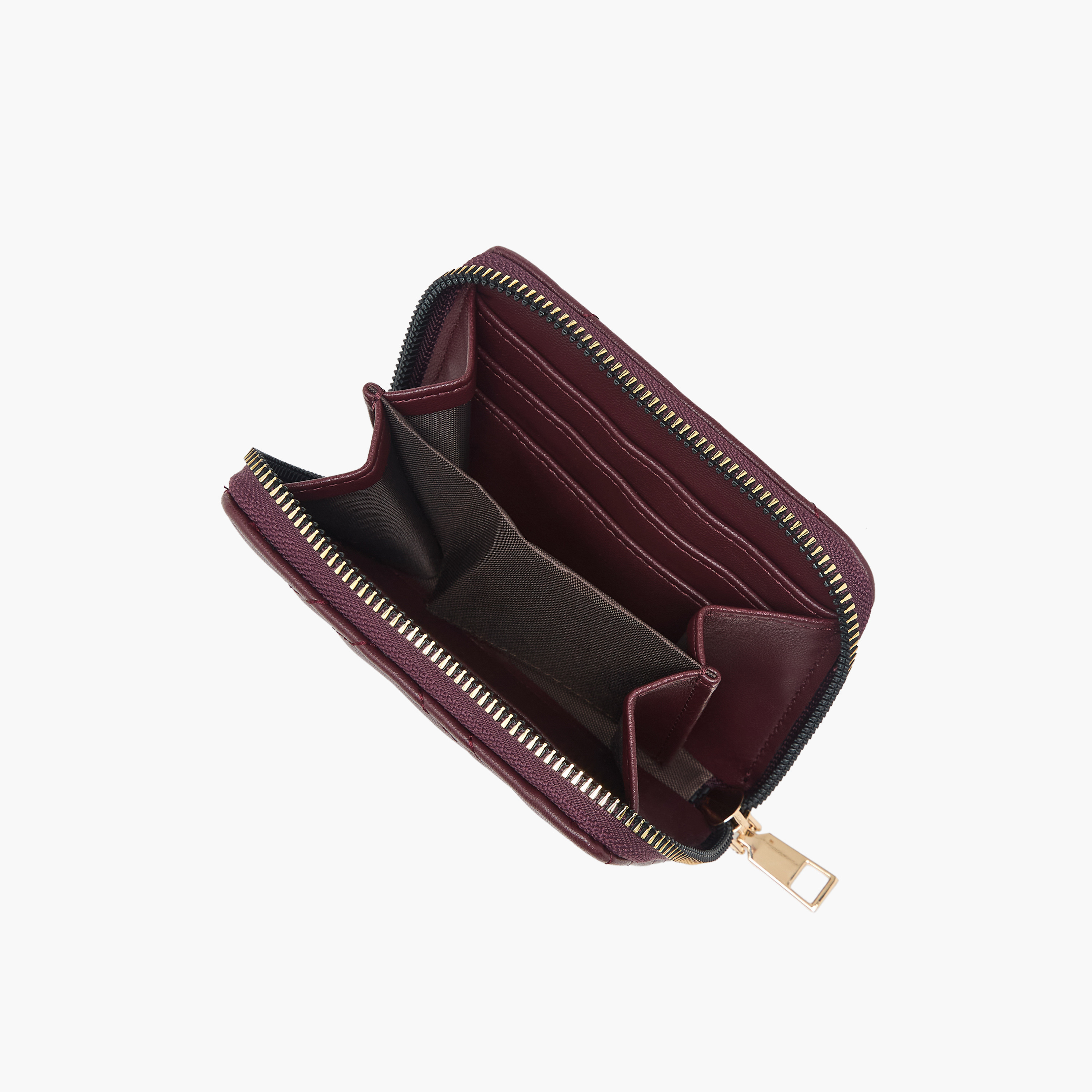محفظة مبطنة شيفرون بسحاب إغلاق من ساشا-women-bagsandwallets-wallets-image-5