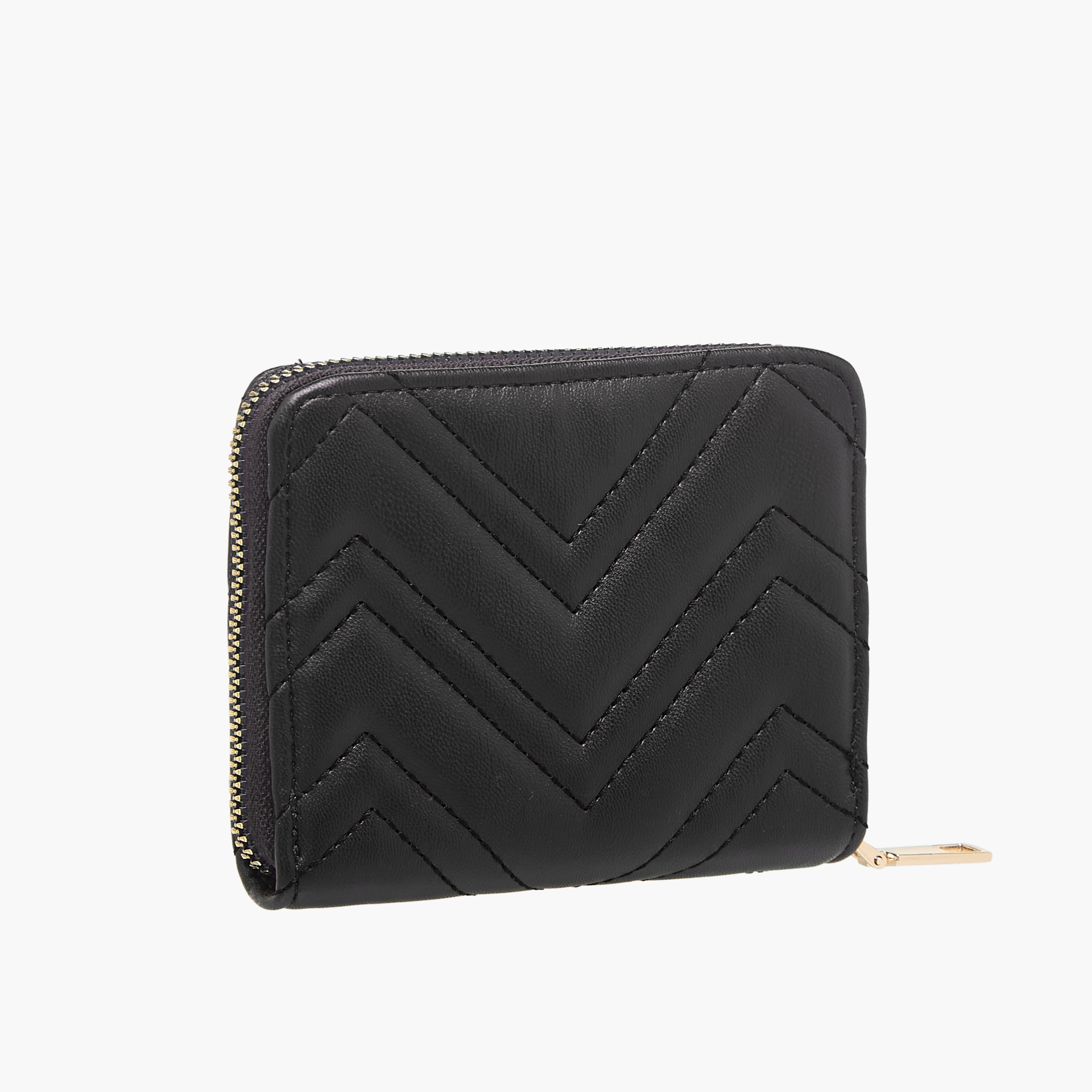 محفظة مبطنة شيفرون بسحاب إغلاق من ساشا-women-bagsandwallets-wallets-image-2