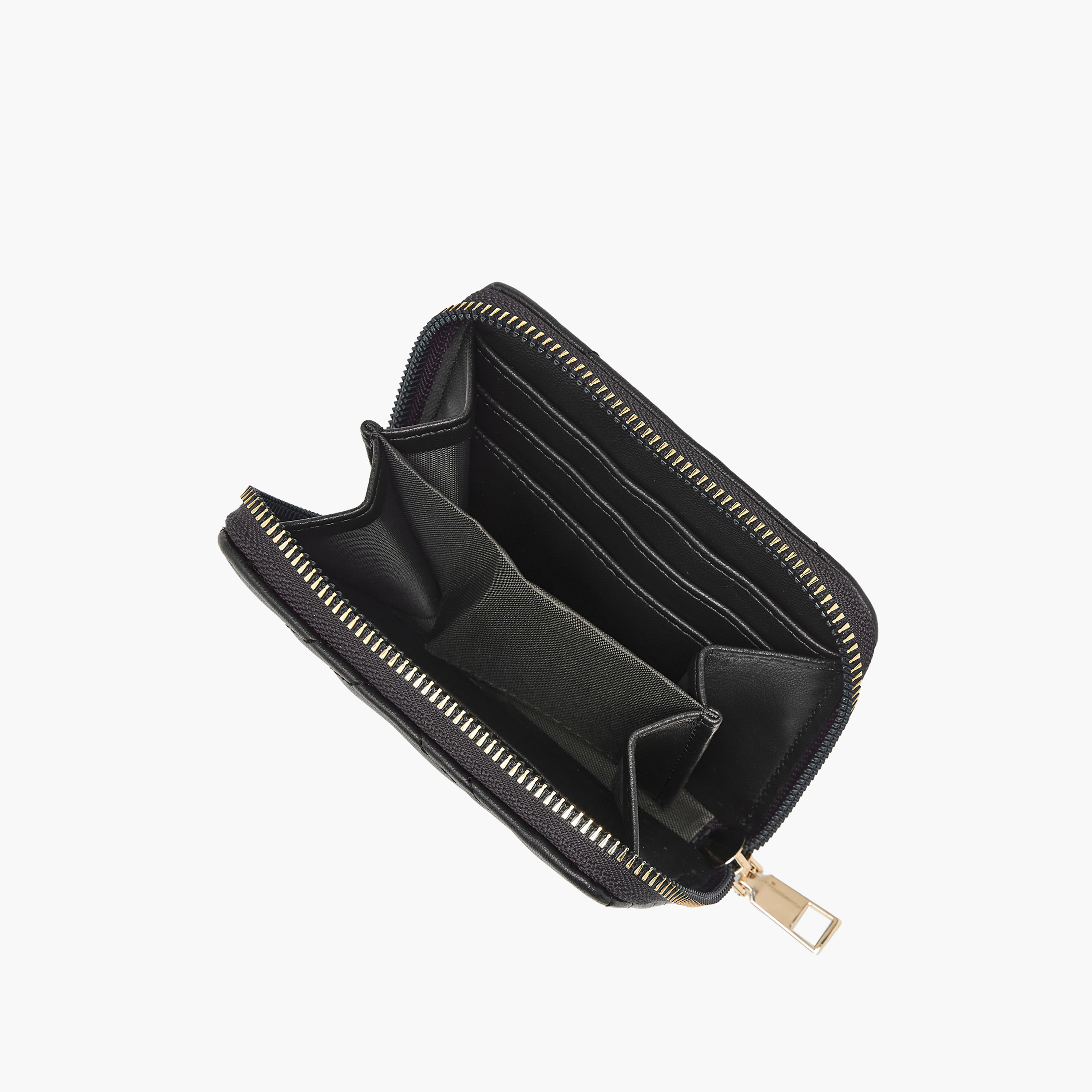 محفظة مبطنة شيفرون بسحاب إغلاق من ساشا-women-bagsandwallets-wallets-image-5