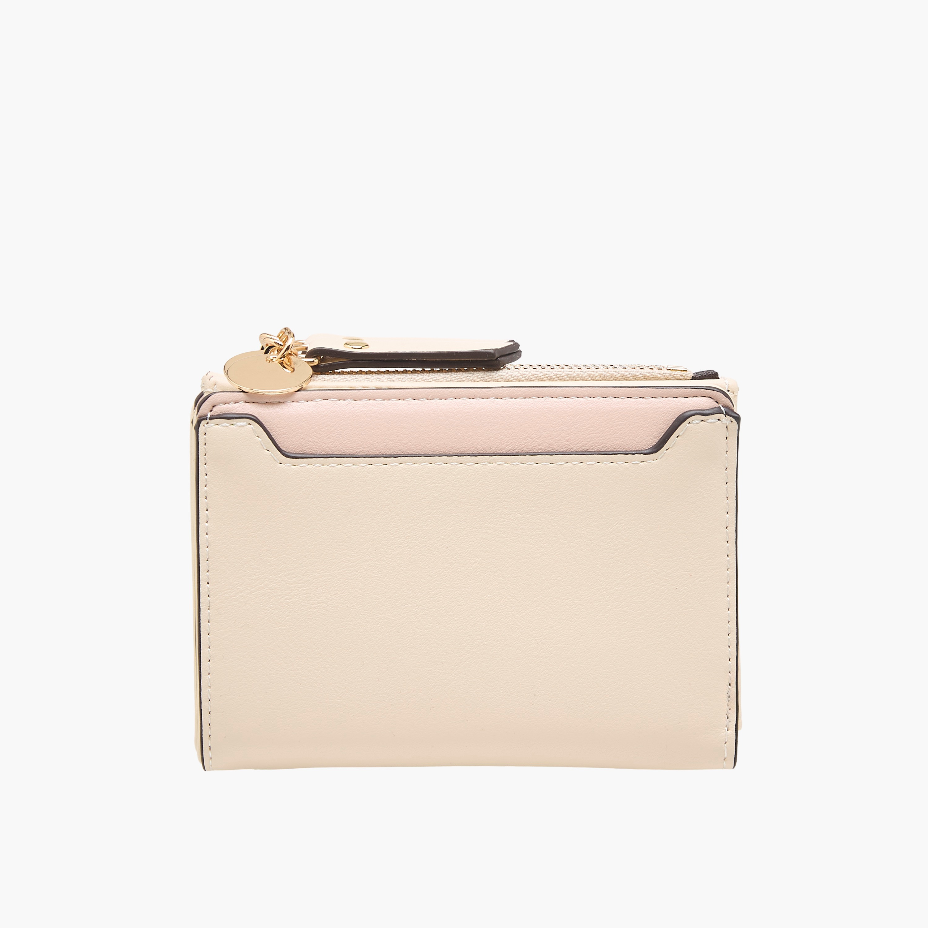 محفظة سادة بطية ثنائية وسحاب إغلاق من ساشا-women-bagsandwallets-wallets-image-1