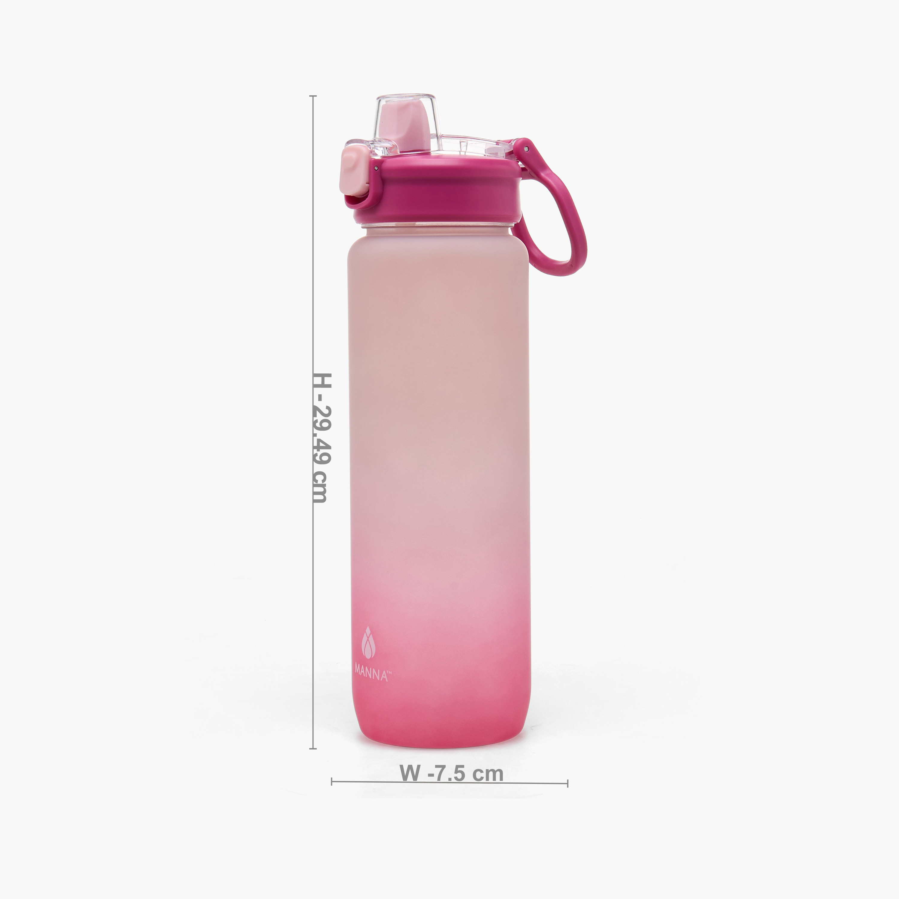 MANNA Ombre Water Bottle with Spout and Flip Lid - 1.15 L-school-waterbottles-image-3