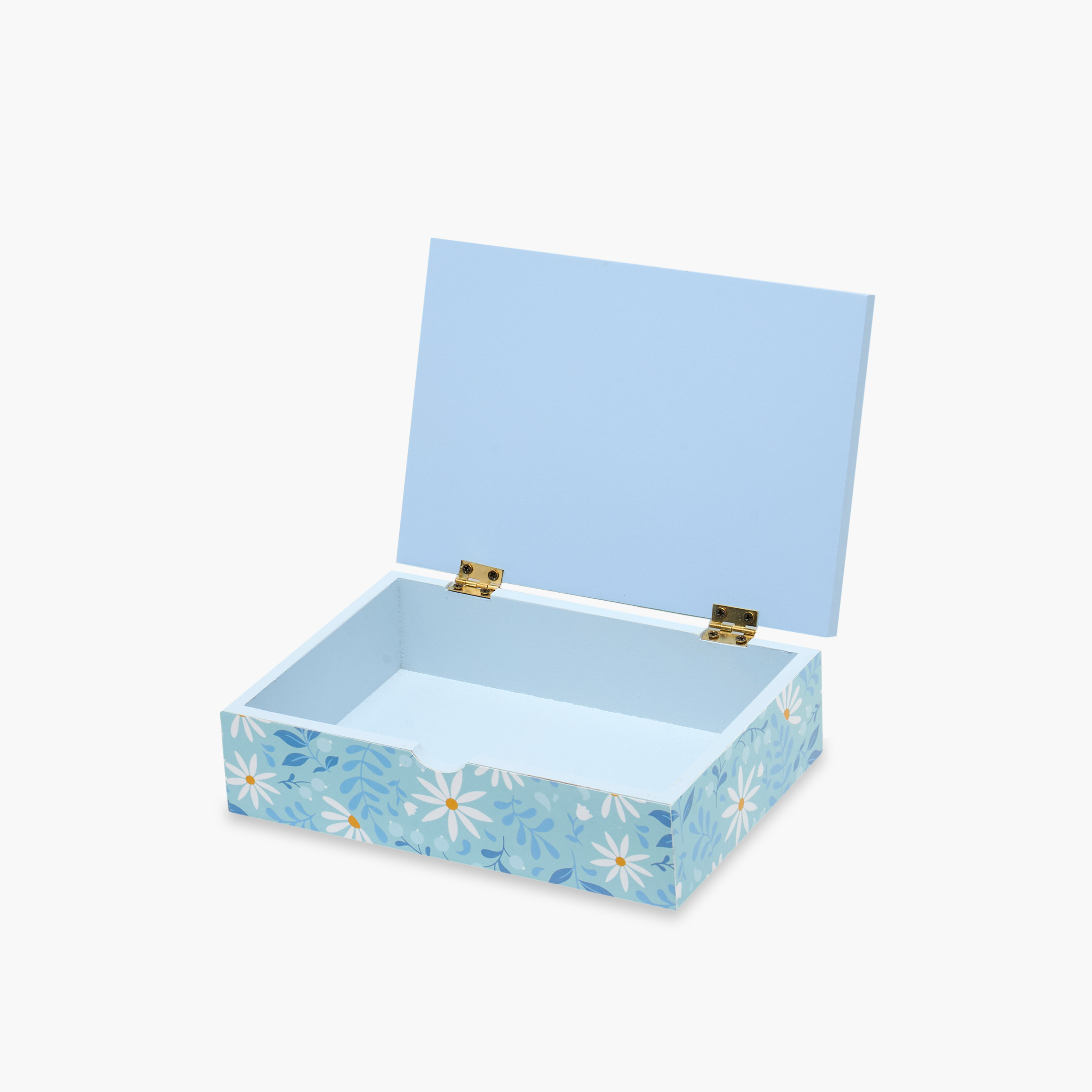Findz 1-Compartment Jewellery Organiser with Floral Print - 17x12x6 cms-women-watchesandjewellery-jewellery-storage-image-4