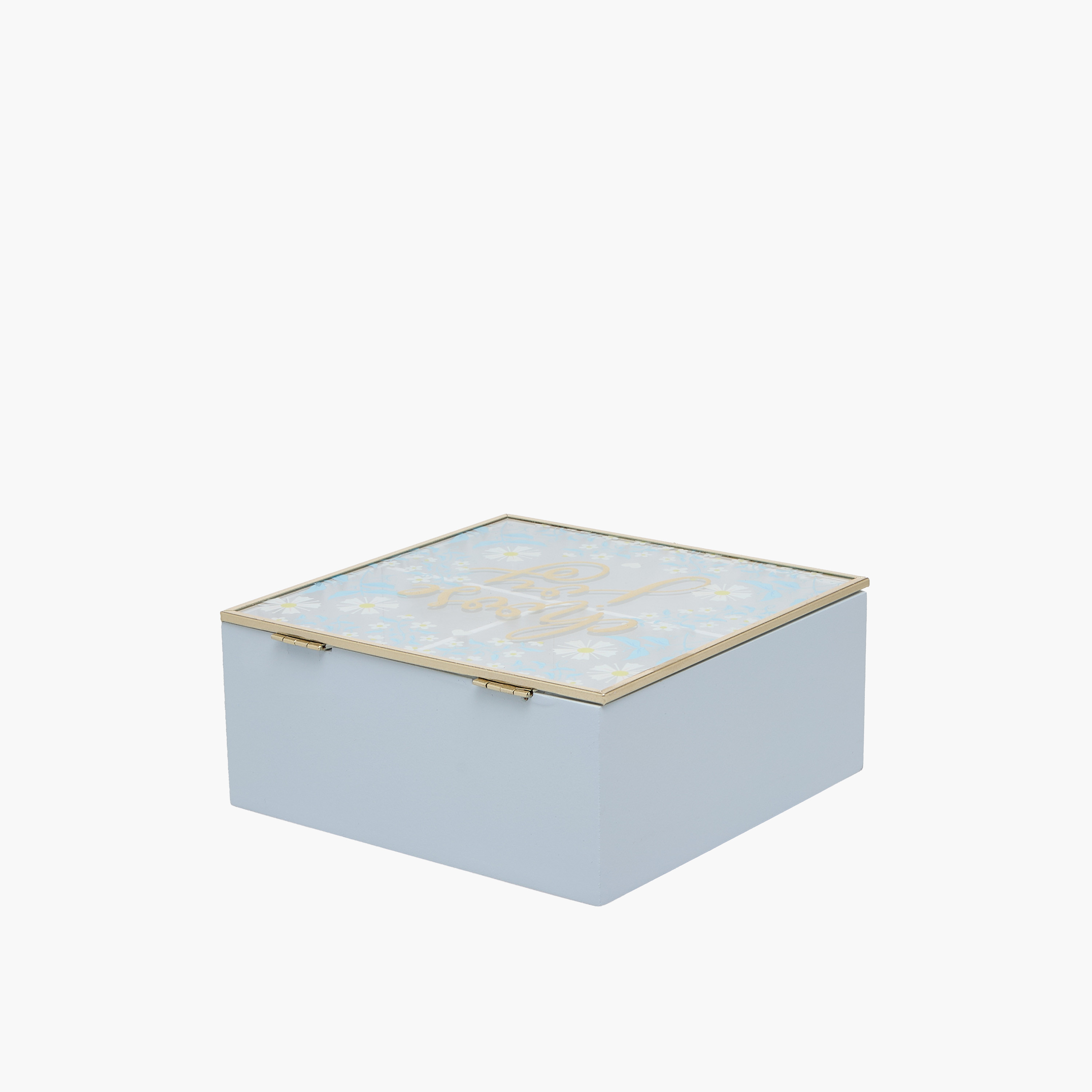 Findz Jewellery Box with Daisy Print - 18x18x8 cms-women-watchesandjewellery-jewellery-storage-image-3