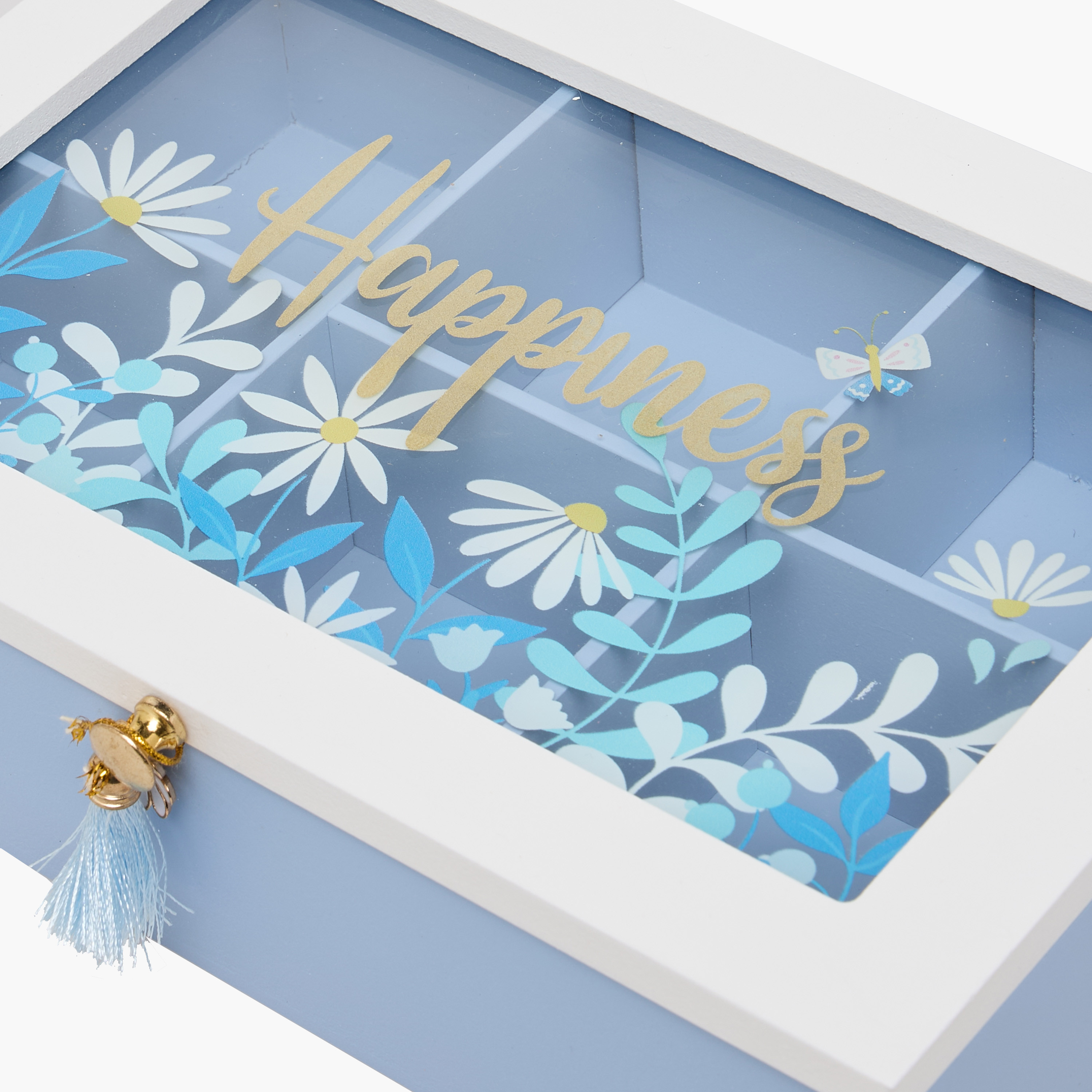 Findz Jewellery Organizer with Daisy Print - 24x16x6 cms-women-watchesandjewellery-jewellery-storage-image-5