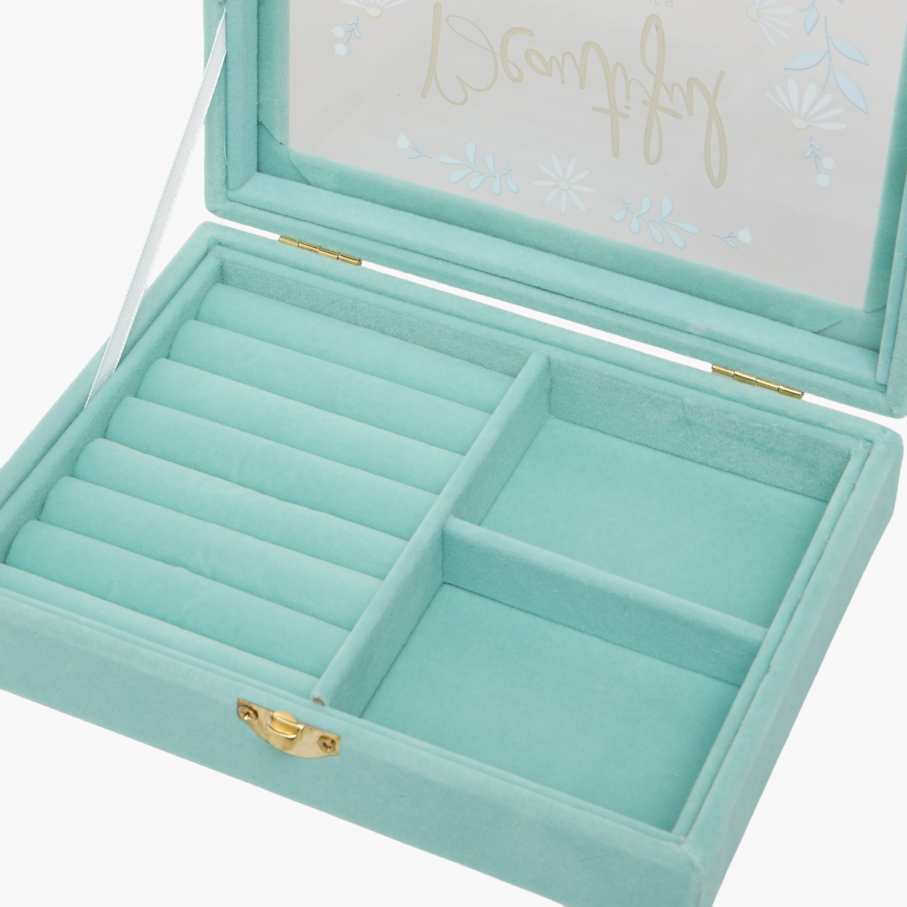 Findz Jewellery Organizer Daisy Print with Clasp Closure -  20x15x5 cms-women-watchesandjewellery-jewellery-storage-image-7