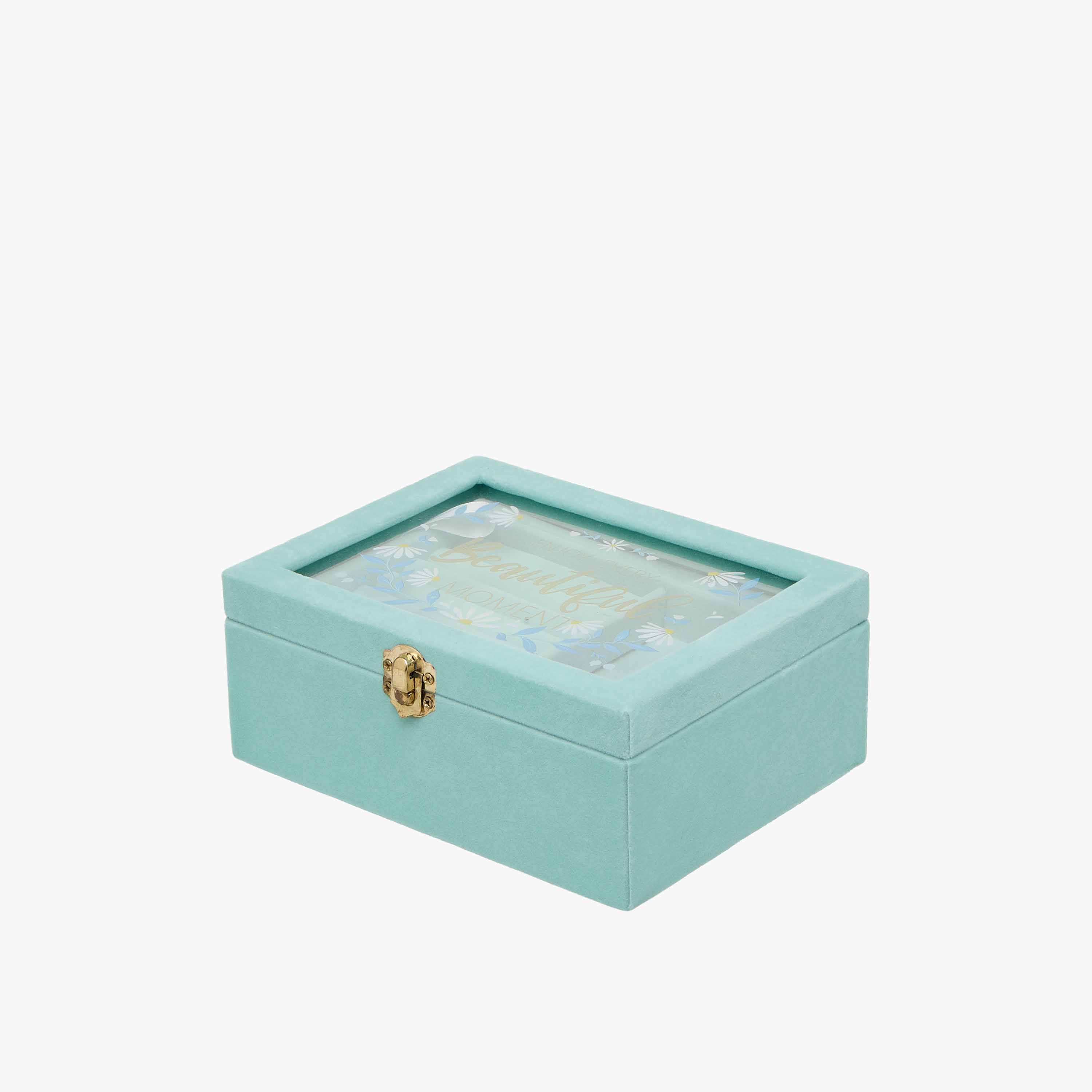 Findz Jewellery Organizer with Floral Print - 21x15x8 cms-women-watchesandjewellery-jewellery-storage-image-2