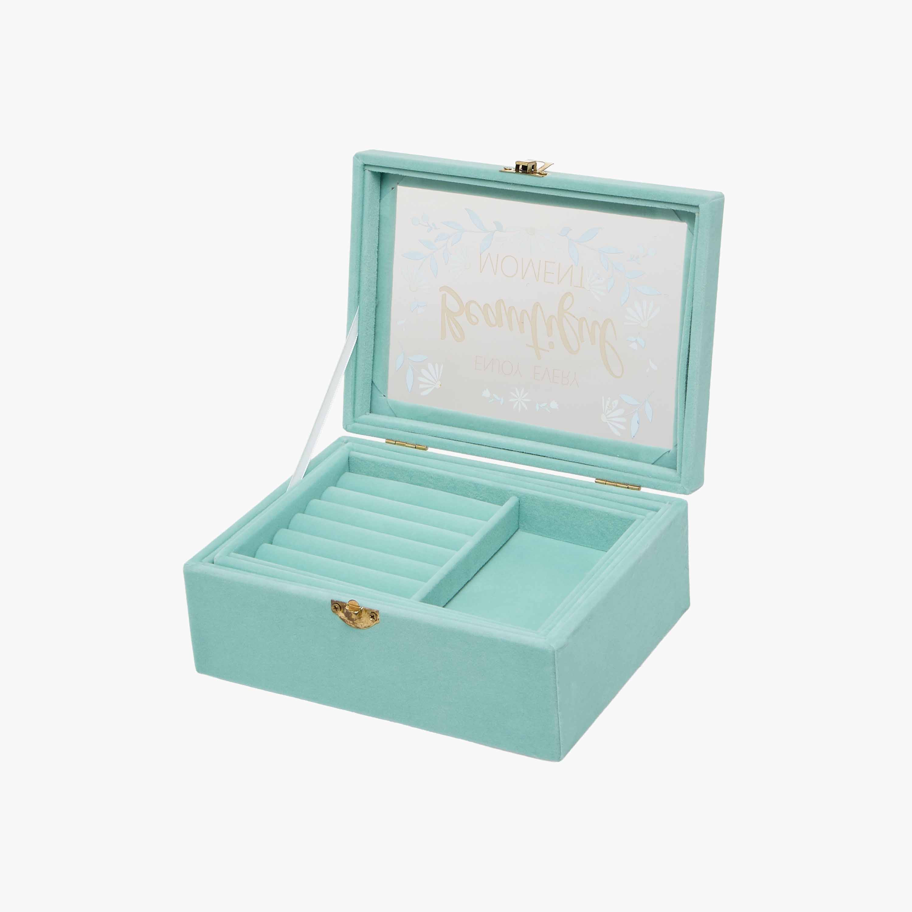 Findz Jewellery Organizer with Floral Print - 21x15x8 cms-women-watchesandjewellery-jewellery-storage-image-5