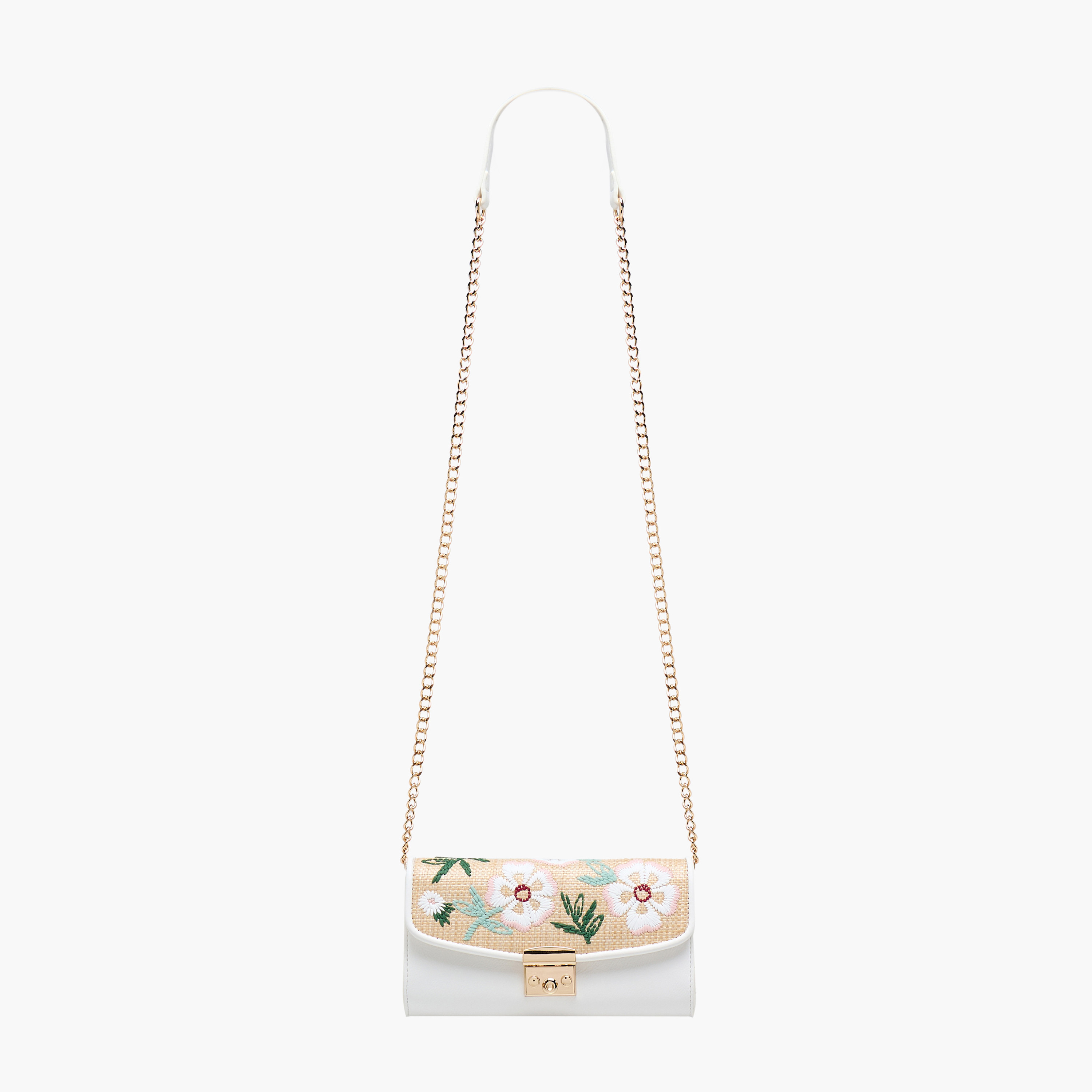Sasha Floral Embroidered Crossbody Bag with Chain Strap-women-bagsandwallets-handbags-image-3