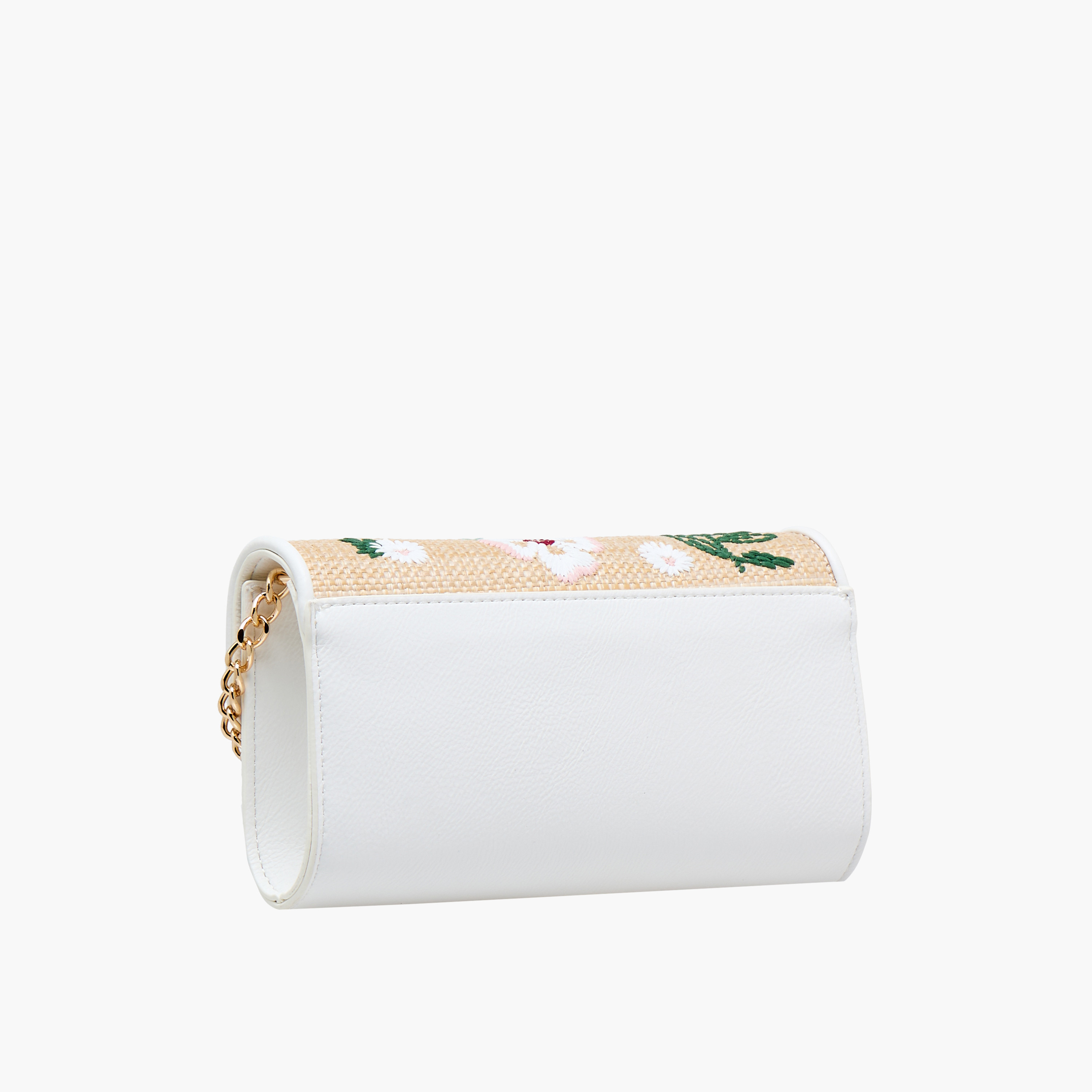 Sasha Floral Embroidered Crossbody Bag with Chain Strap-women-bagsandwallets-handbags-image-4