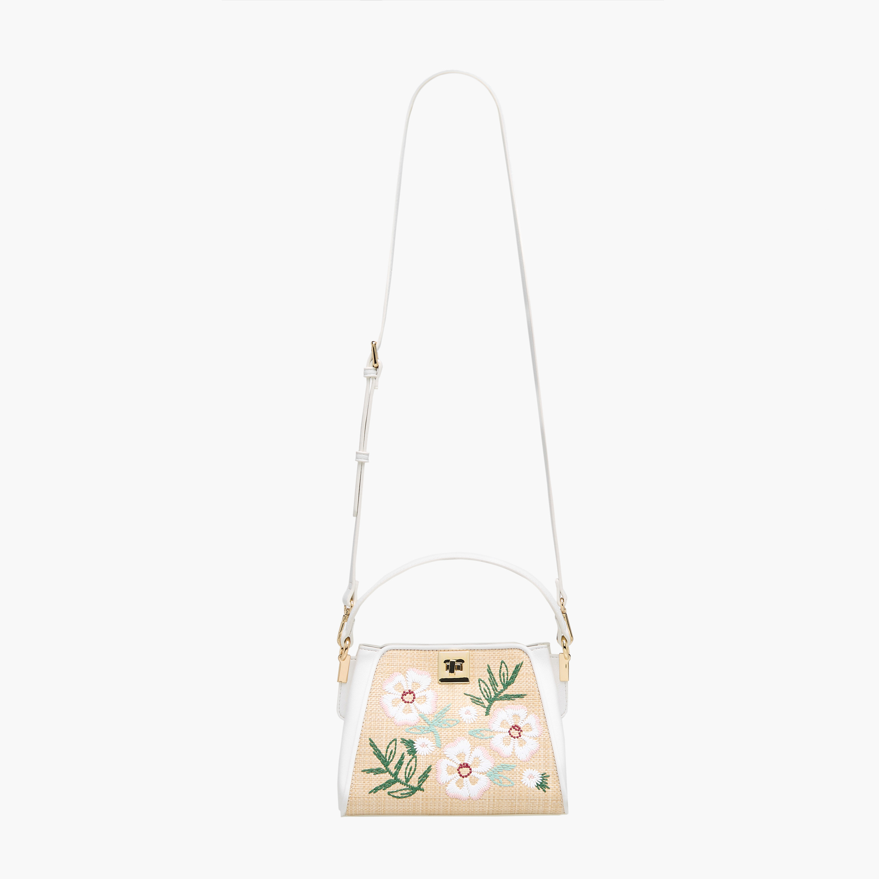 Sasha Floral Embroidered Crossbody Bag with Twist Lock Closure-women-bagsandwallets-handbags-image-3