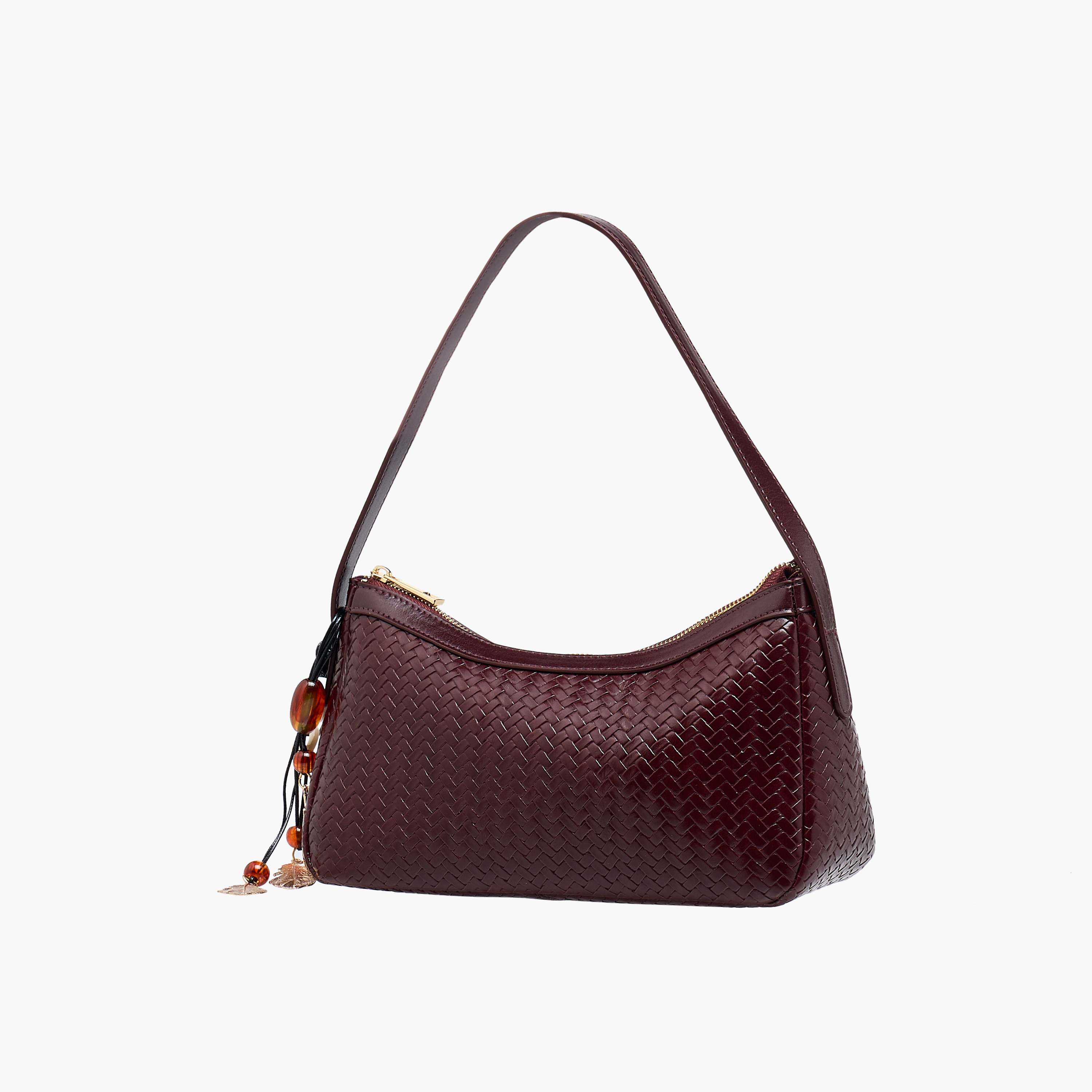شنطة كتف بملمس مموج بارز وسحاب إغلاق من ساشا-women-bagsandwallets-handbags-image-3
