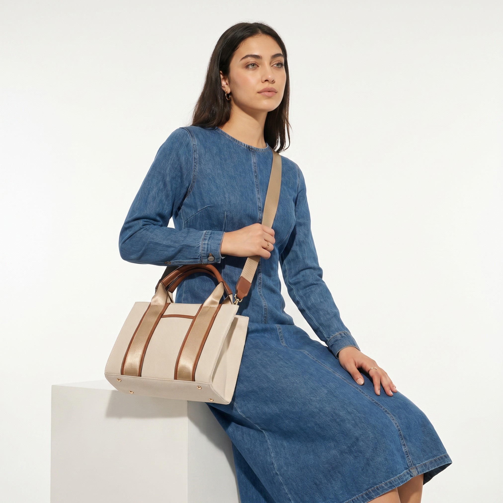 Sasha Textured Tote Bag with Detachable Strap-women-bagsandwallets-handbags-image-8