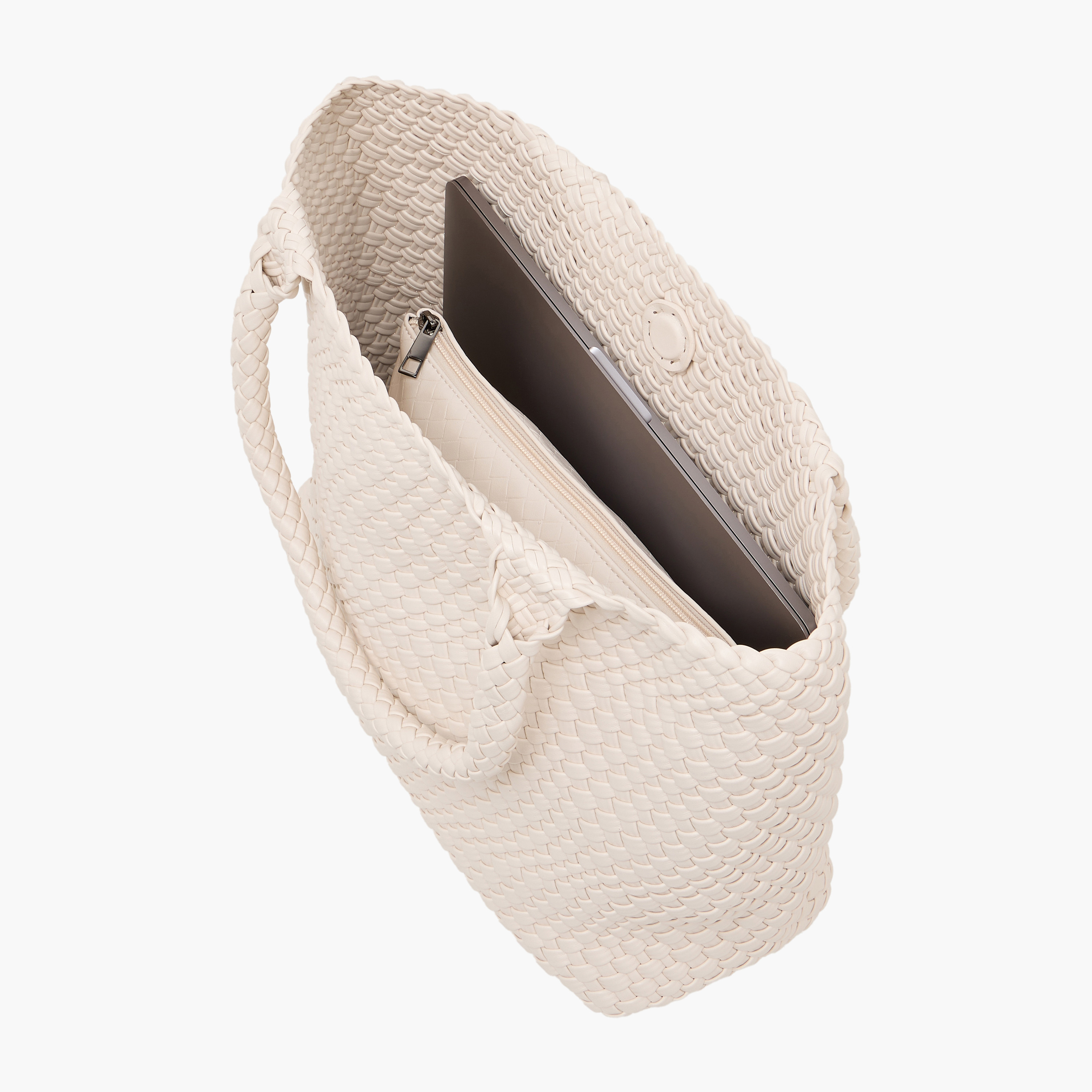 Sasha Textured Tote Bag with Pouch-women-bagsandwallets-handbags-image-10