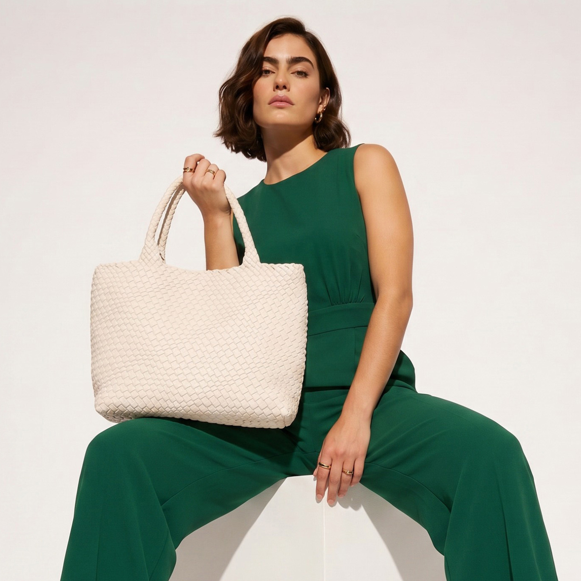 Sasha Textured Tote Bag with Pouch-women-bagsandwallets-handbags-image-9