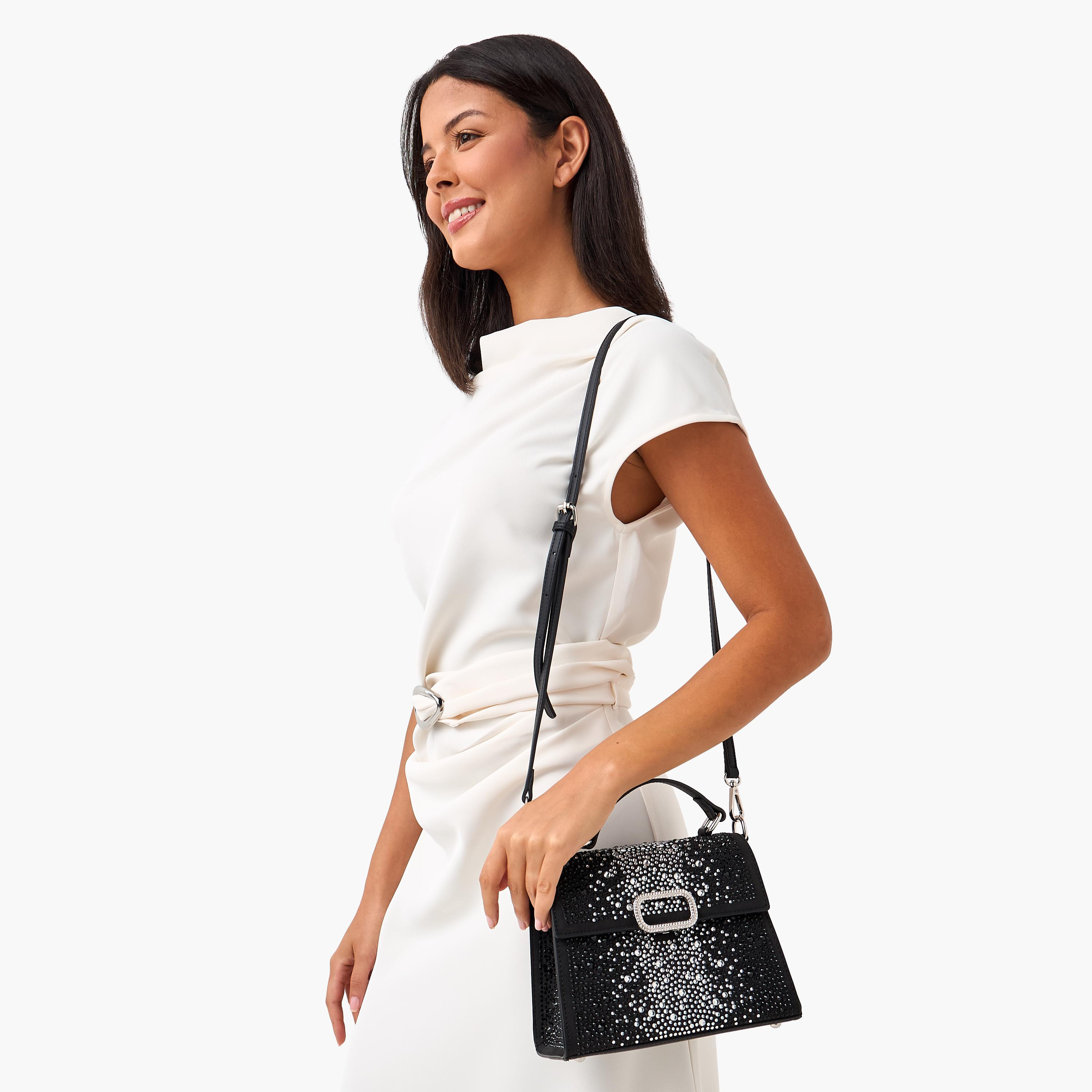 Sasha Embellished Crossbody Bag with Detachable Strap-women-bagsandwallets-handbags-image-2