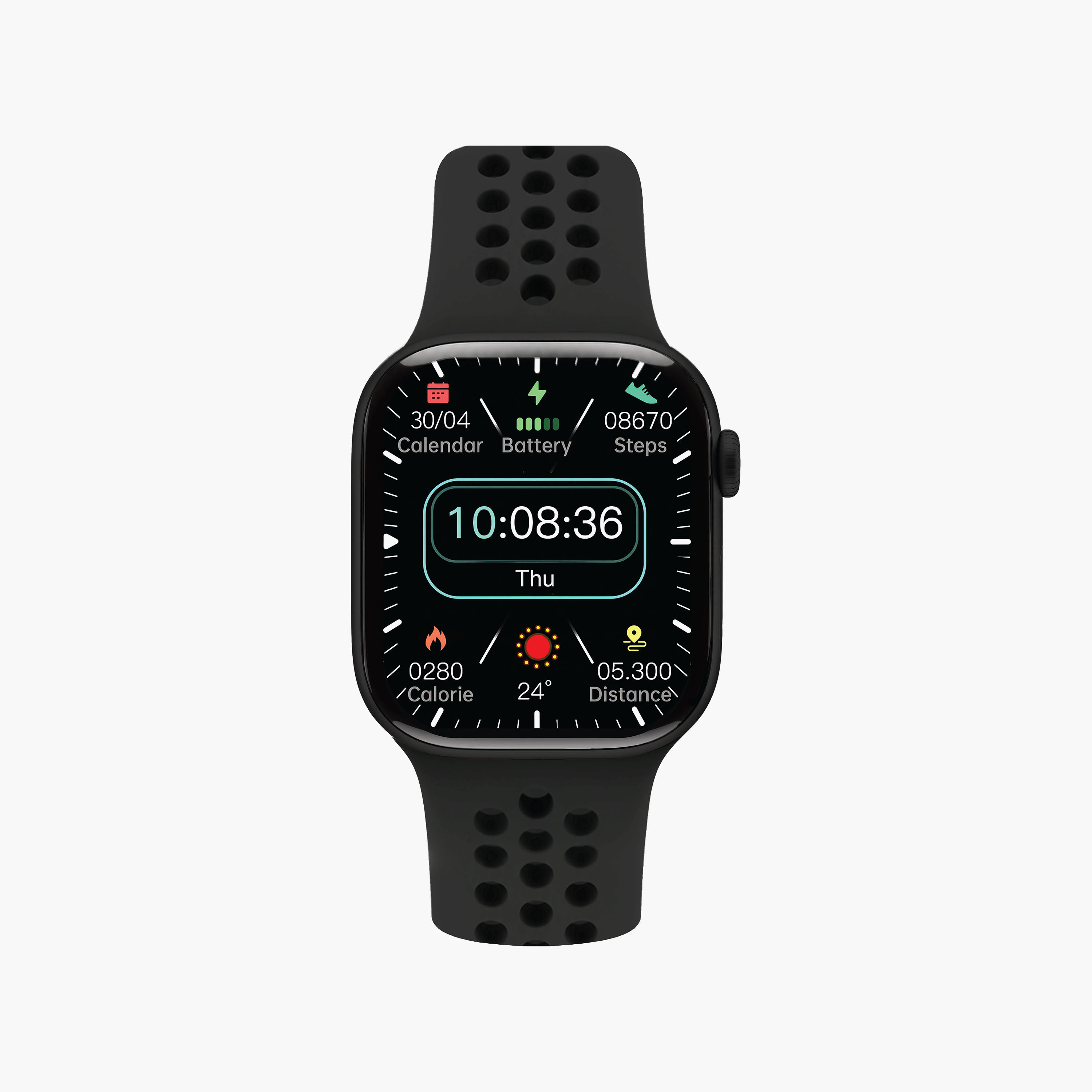 Touchmate Bluetooth Smartwatch with Wireless Earbuds | TM-SW500T-electronics-smartwatches-image-2