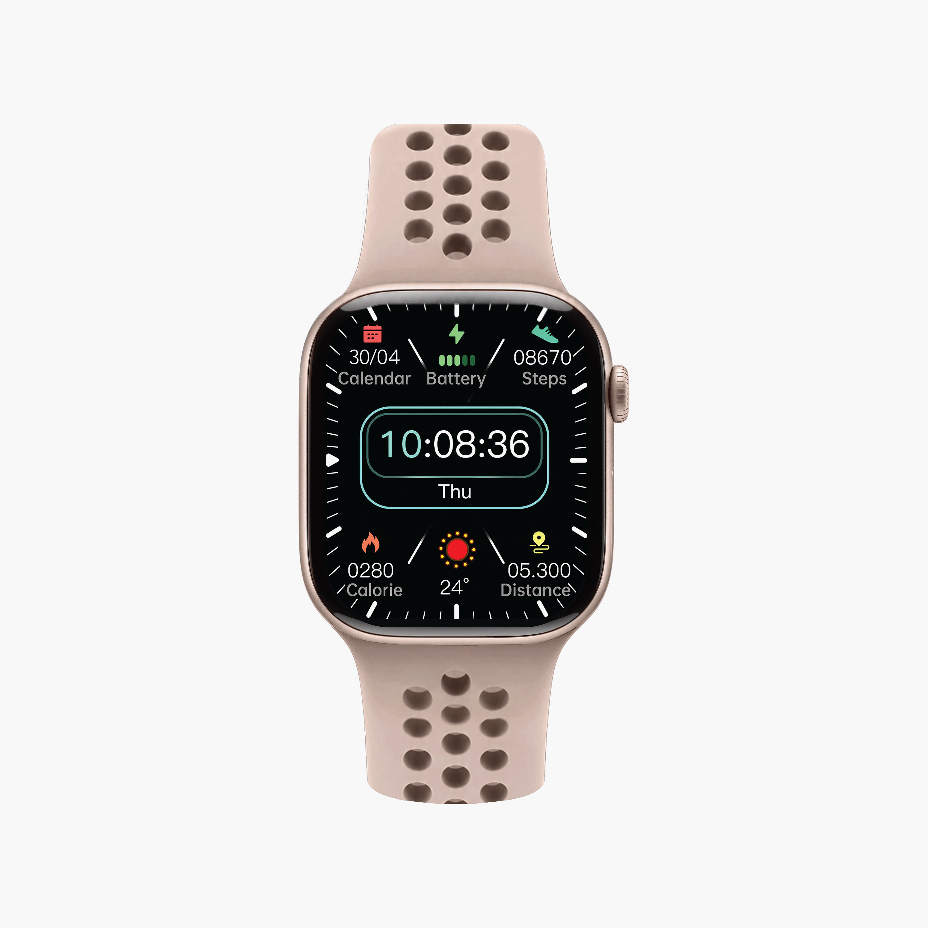 ساعة Touchmate الذكية بتقنية بلوتوث مع سماعات أذن لاسلكية | TM-SW500T-electronics-smartwatches-image-2