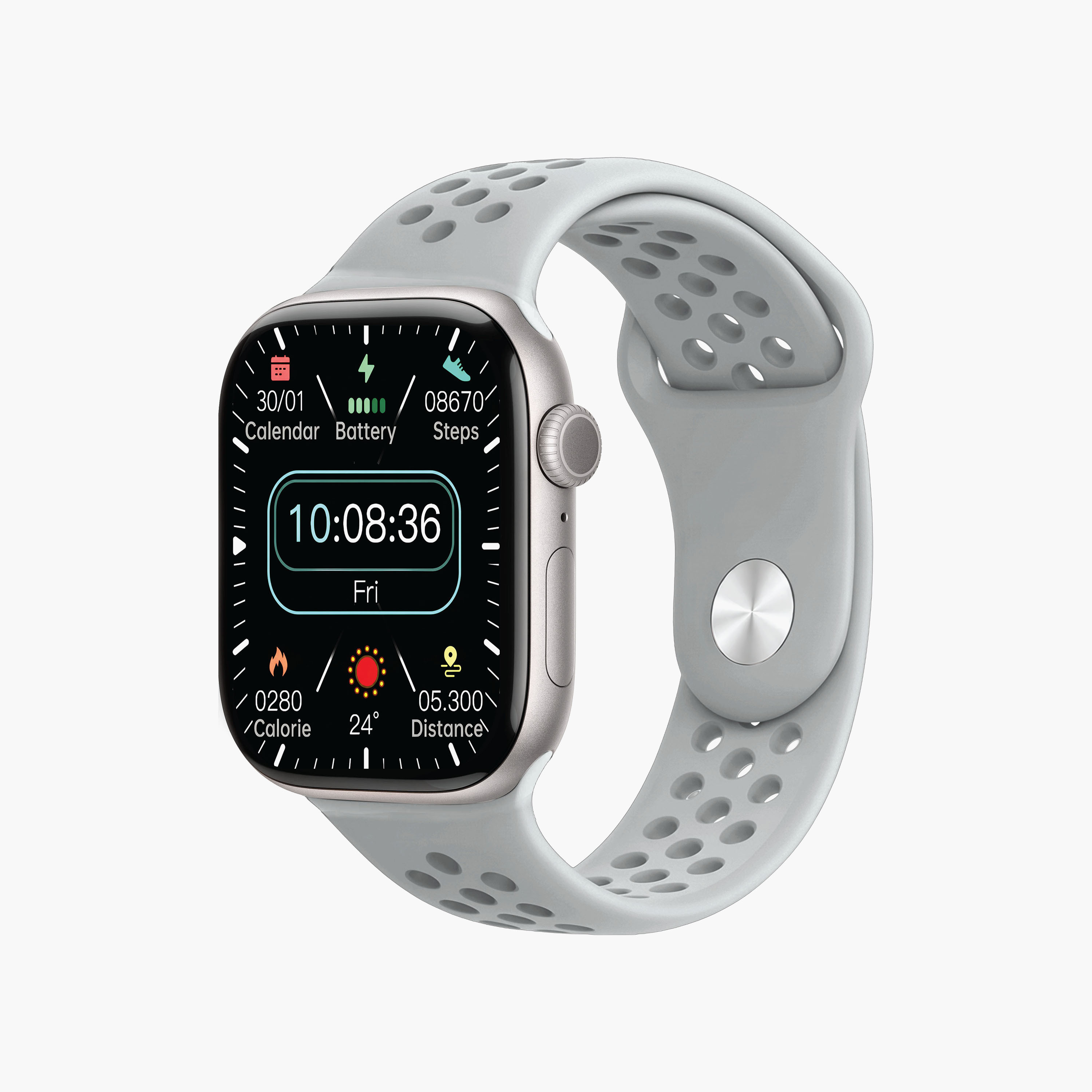 Touchmate Bluetooth Smartwatch with Wireless Earbuds | TM-SW500T-electronics-smartwatches-image-3