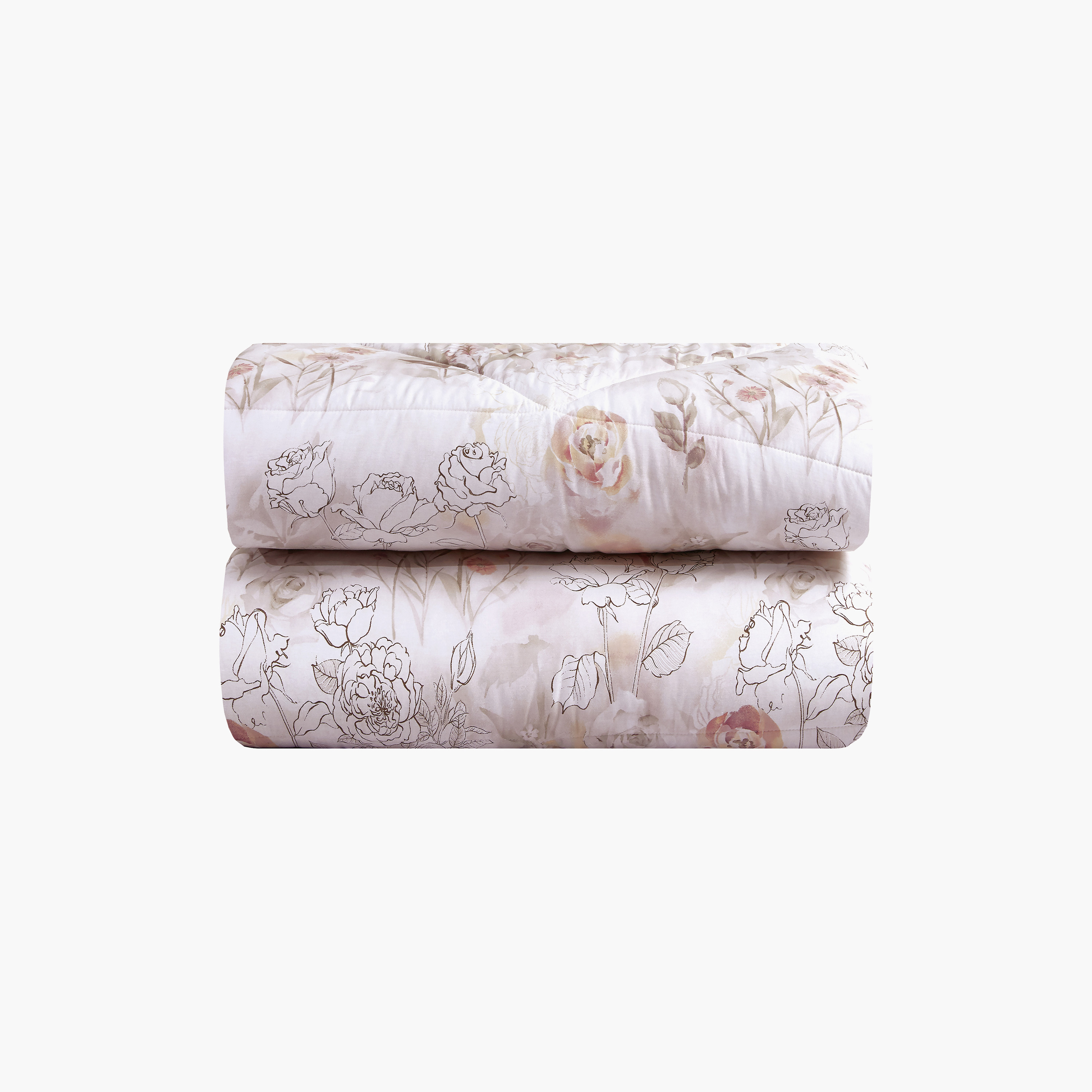 Unique Home All Season 100% Cotton Comforter Set 6 pcs Super King Size - 240x260 cms-household-bedding-comfortersandbedspreads-comforters-image-4