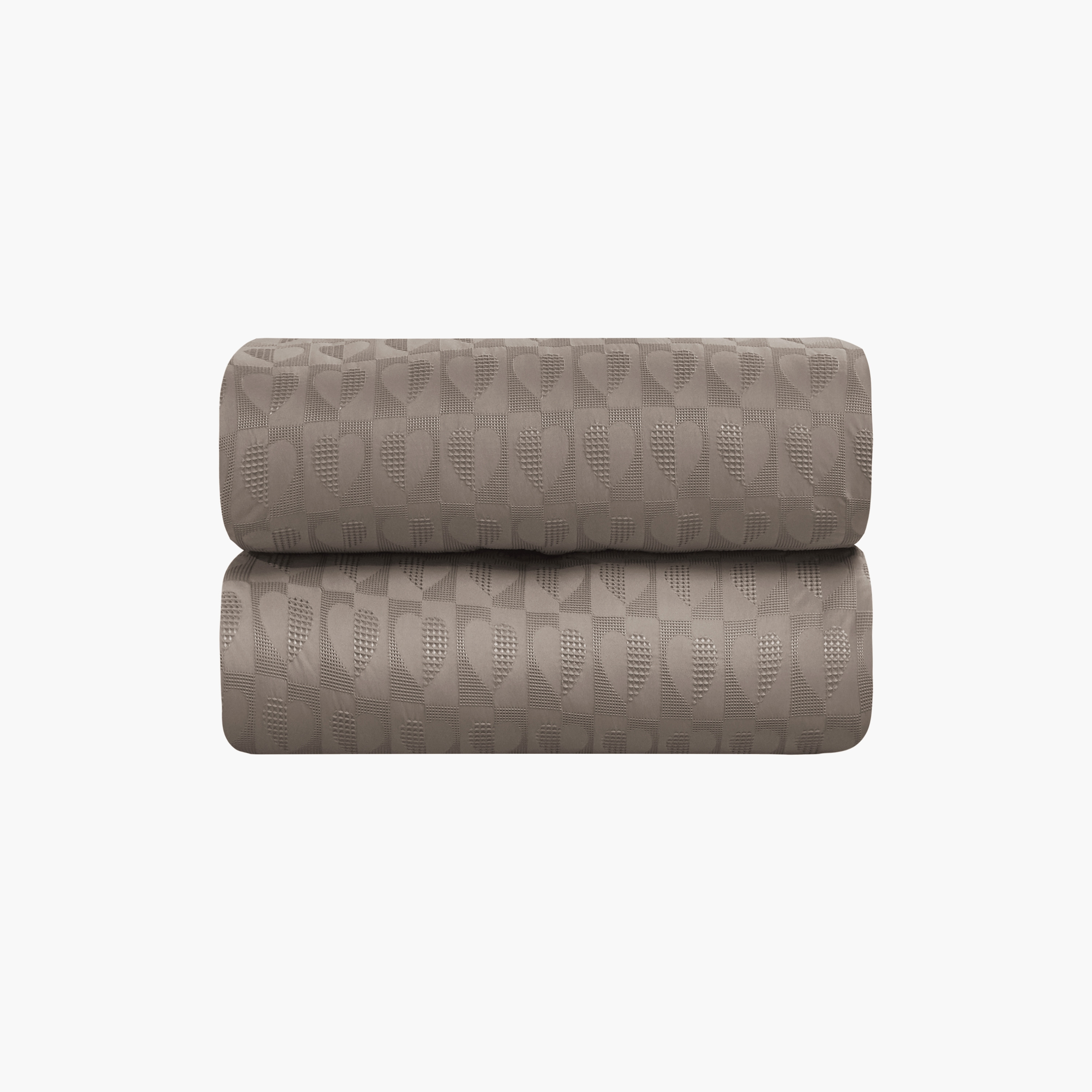 طقم لحاف فاخر من يونيك هوم، بنقشة الوافل، مكون من 6 قطع، مقاس سوبر كينج - 260×240 سم-household-bedding-comfortersandbedspreads-comforters-image-3