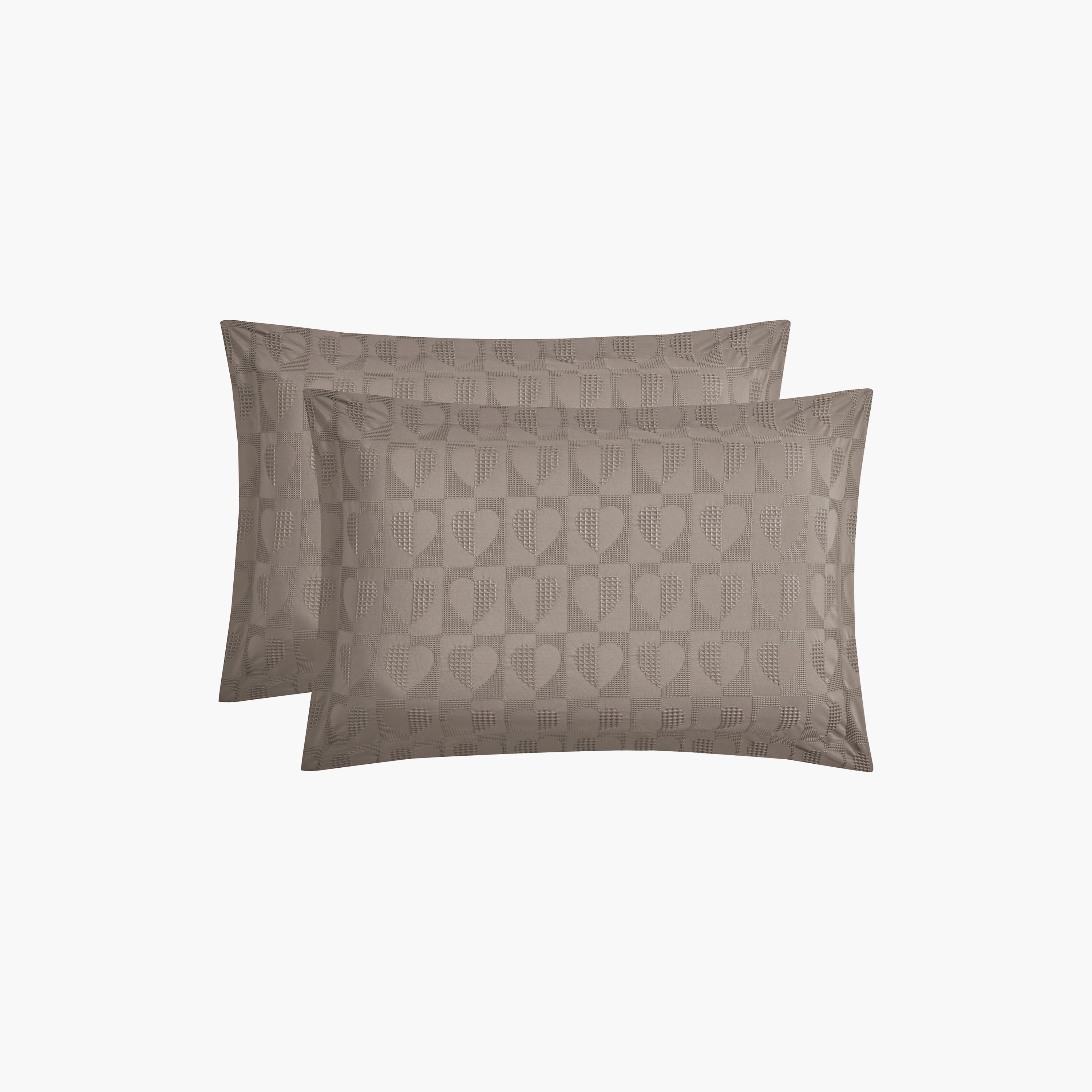 طقم لحاف فاخر من يونيك هوم، بنقشة الوافل، مكون من 6 قطع، مقاس سوبر كينج - 260×240 سم-household-bedding-comfortersandbedspreads-comforters-image-5