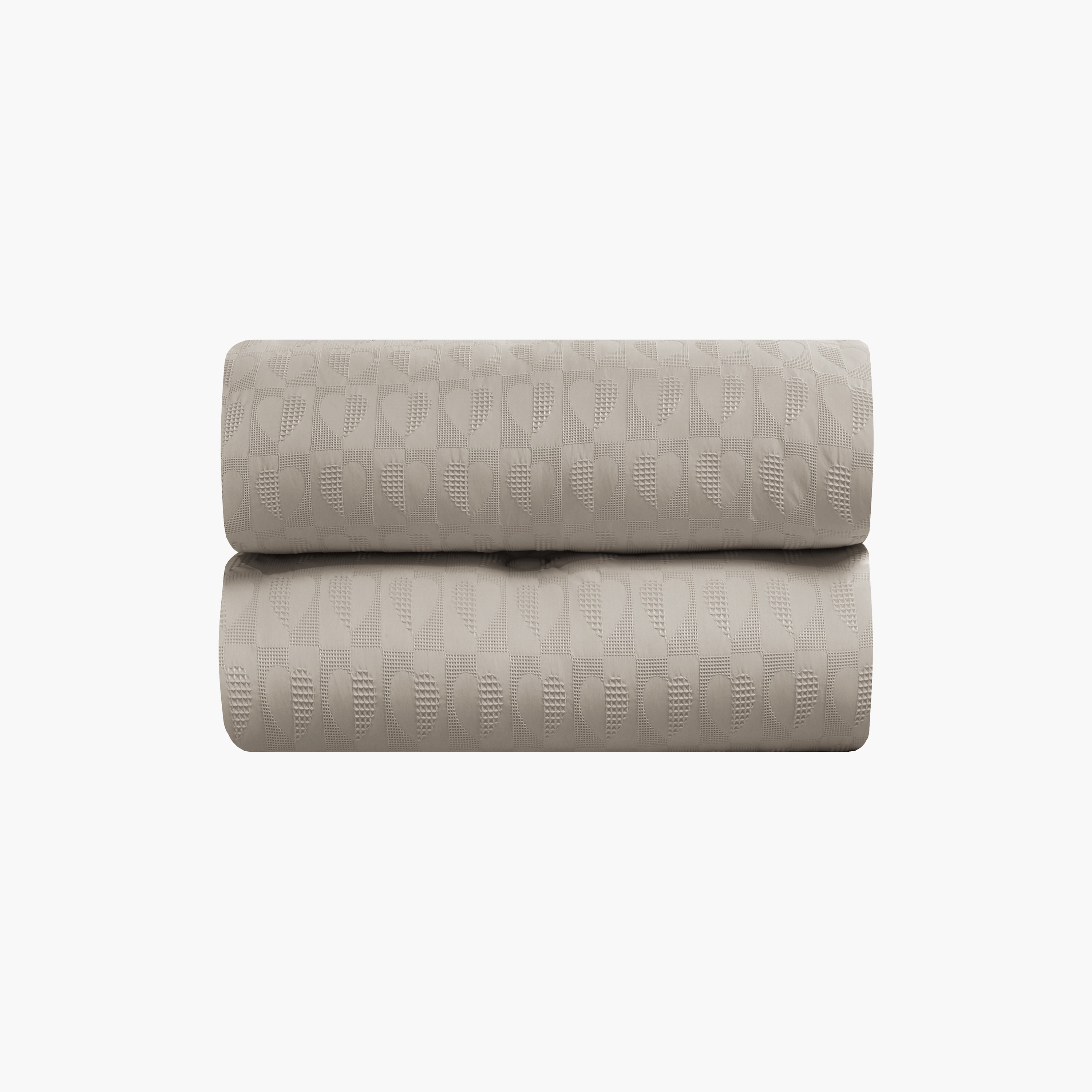 طقم لحاف مفرد من يونيك هوم، بنقشة الوافل، مناسب لجميع الفصول، 4 قطع - 170×230 سم-household-bedding-comfortersandbedspreads-comforters-image-3