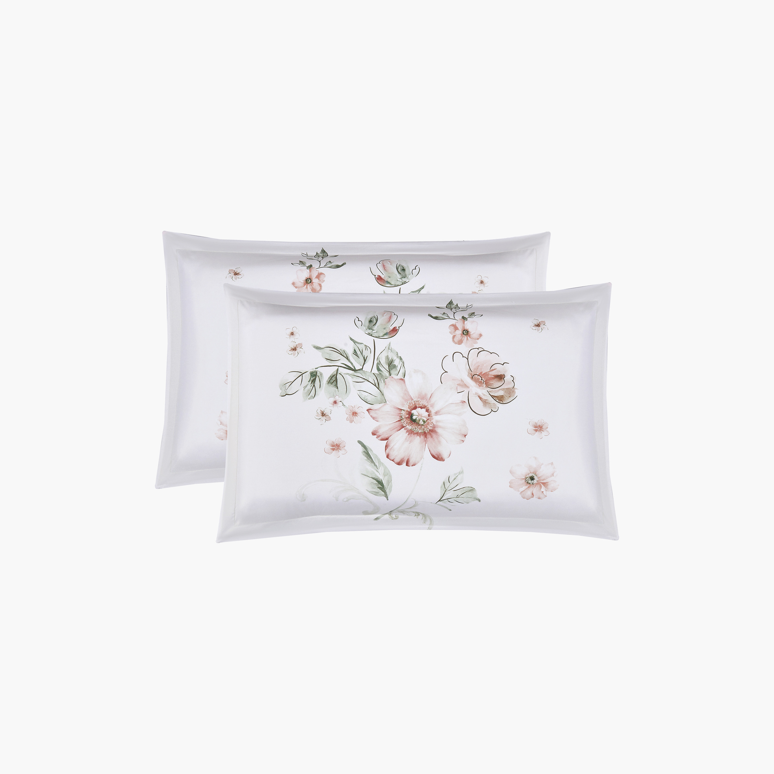 طقم لحاف قابل للعكس مكون من 6 قطع بنقشة زهور، مقاس سوبر كينج - 260×240 سم-household-bedding-comfortersandbedspreads-comforters-image-4
