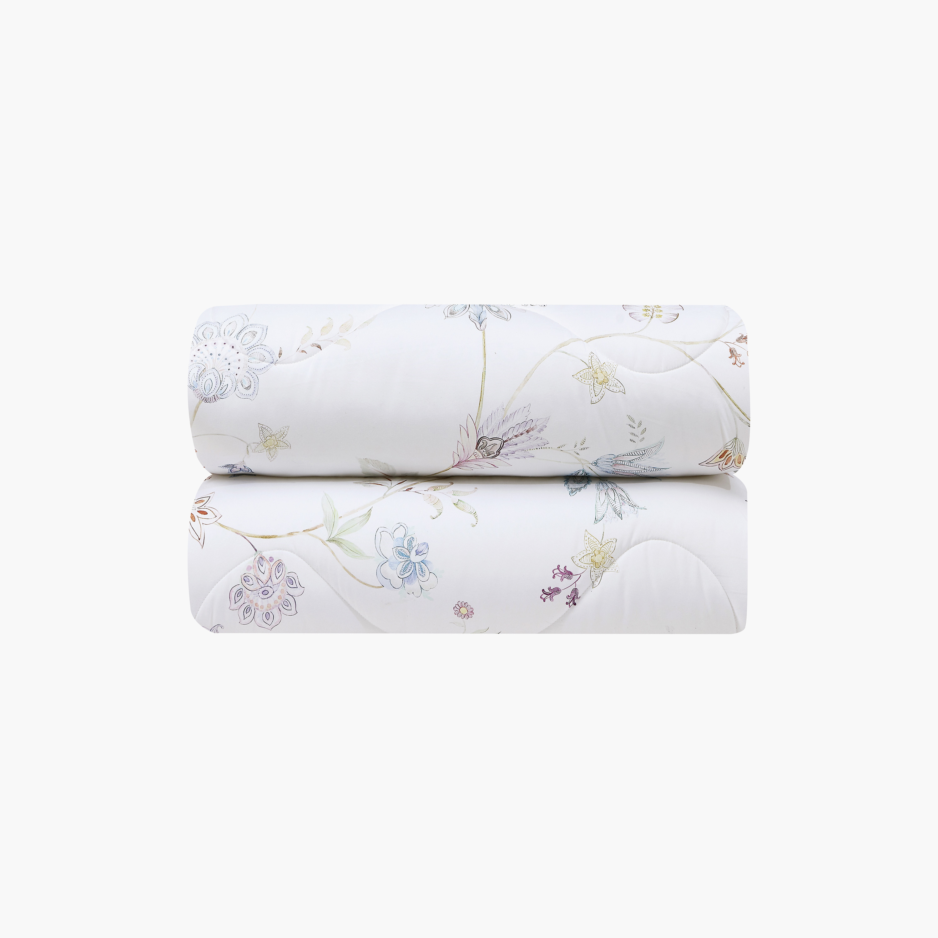 Lifestyle Super King Floral Print 6 Piece Reversible Comforter Set - 260x240cms-household-bedding-comfortersandbedspreads-comforters-image-3