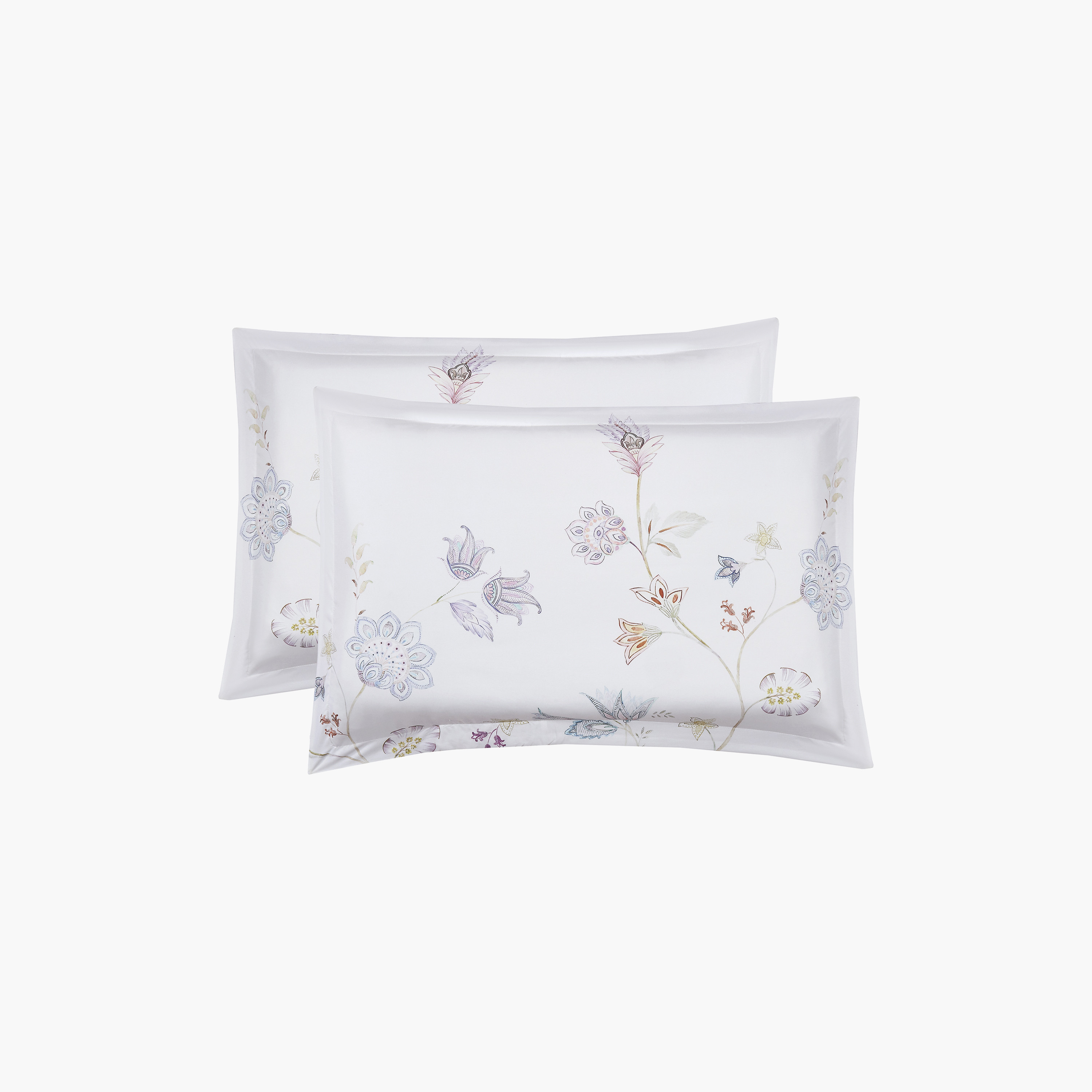 Lifestyle Super King Floral Print 6 Piece Reversible Comforter Set - 260x240cms-household-bedding-comfortersandbedspreads-comforters-image-4