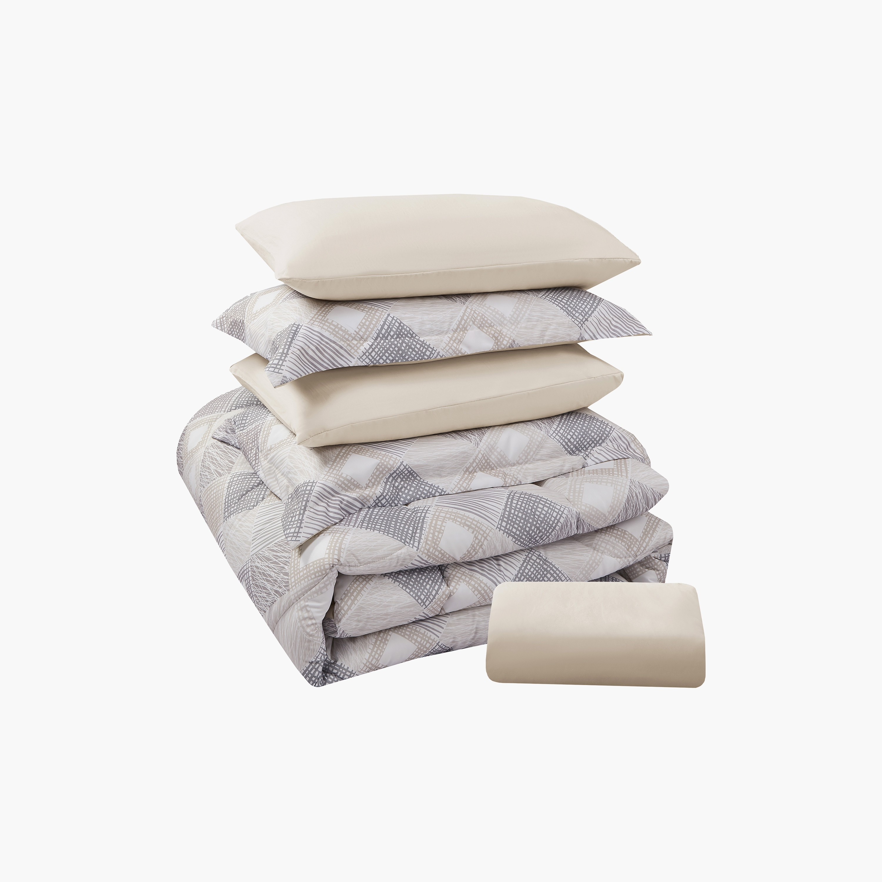 Lifestyle Super King Geometric 6 Piece Reversible Comforter Set -260x240cmss-household-bedding-comfortersandbedspreads-comforters-image-7