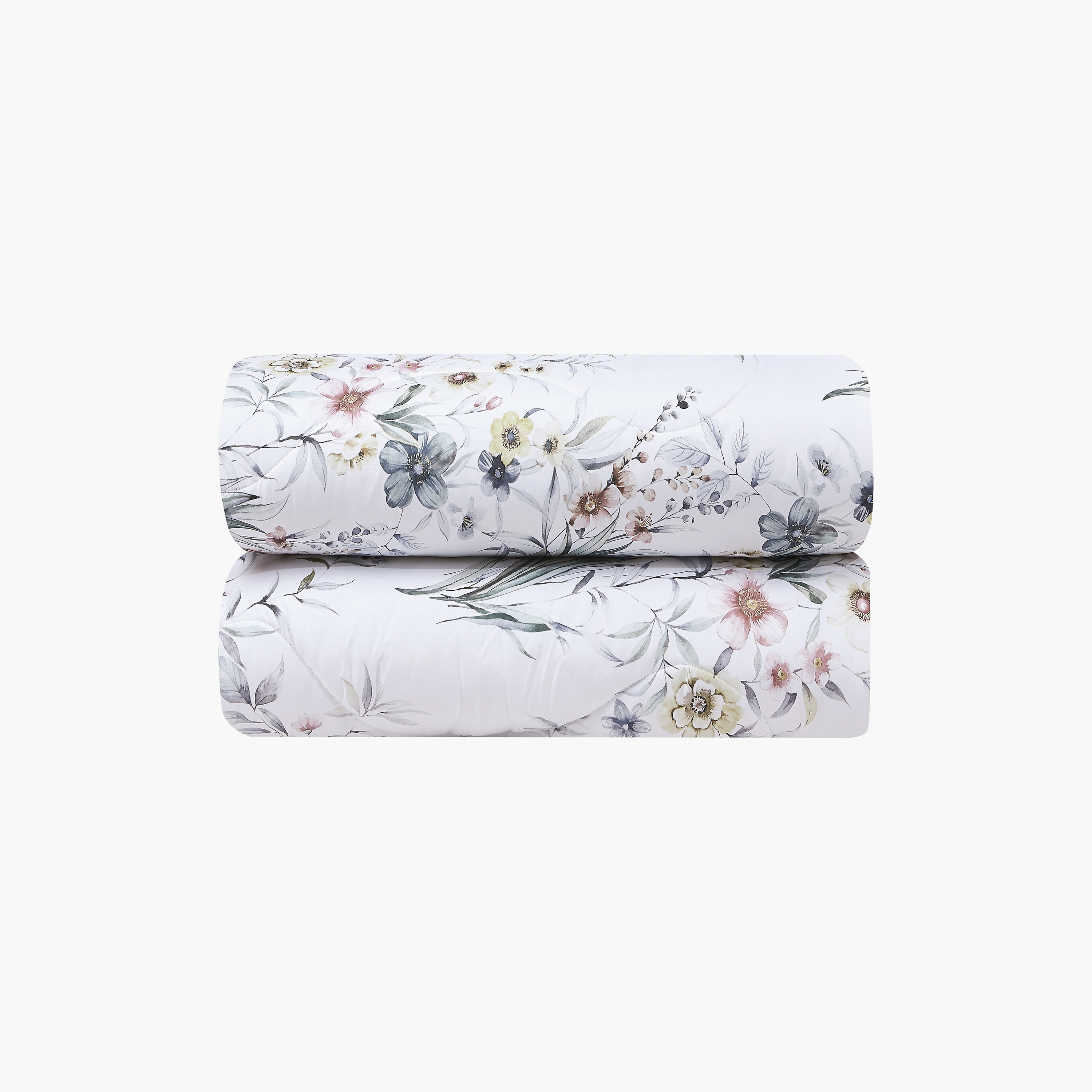 Lifestyle Super King Floral Print 6 Piece Reversible Comforter Set - 260x240cms-household-bedding-comfortersandbedspreads-comforters-image-3