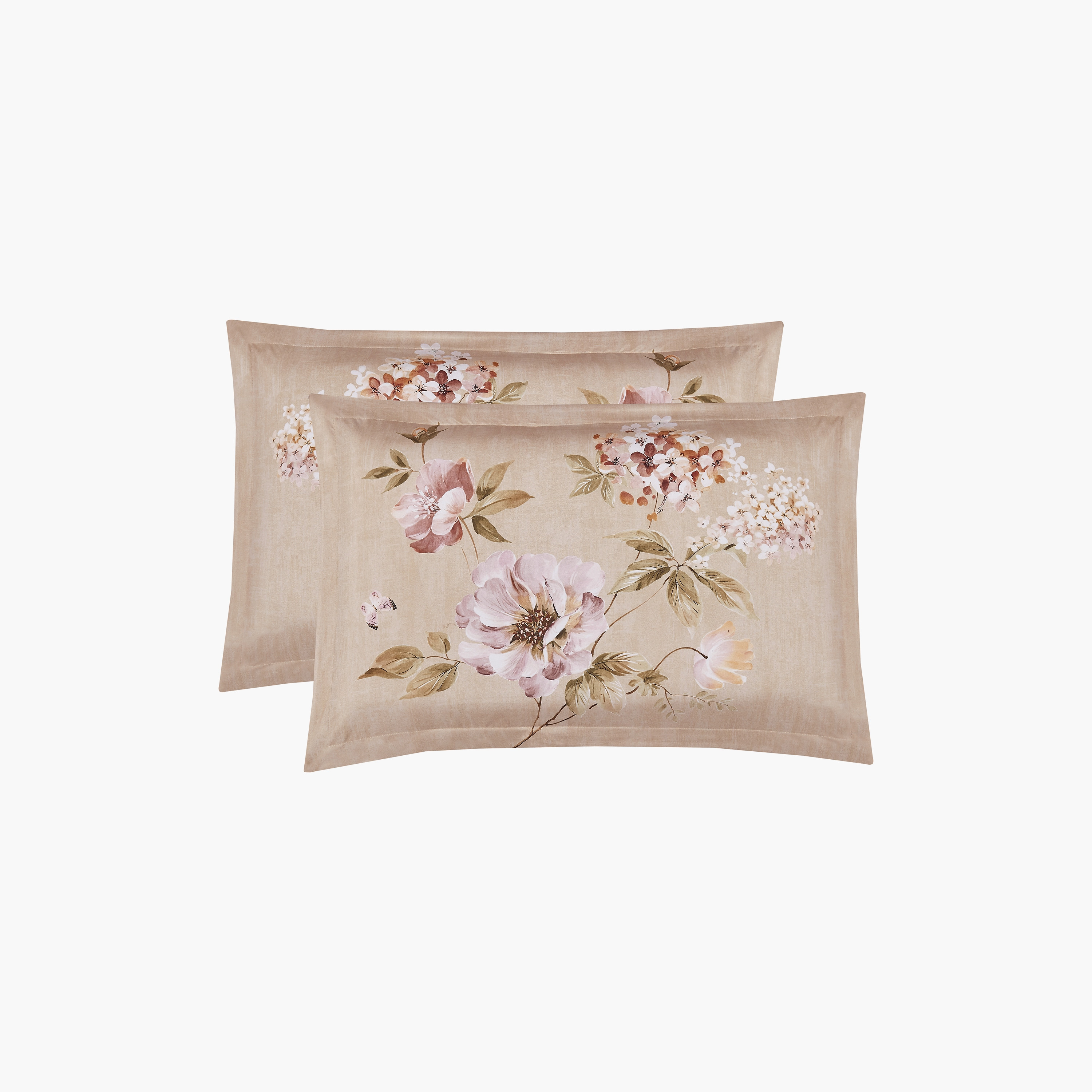 Lifestyle Super King Floral Print 6 Piece Reversible Comforter Set - 260x240cms-household-bedding-comfortersandbedspreads-comforters-image-4