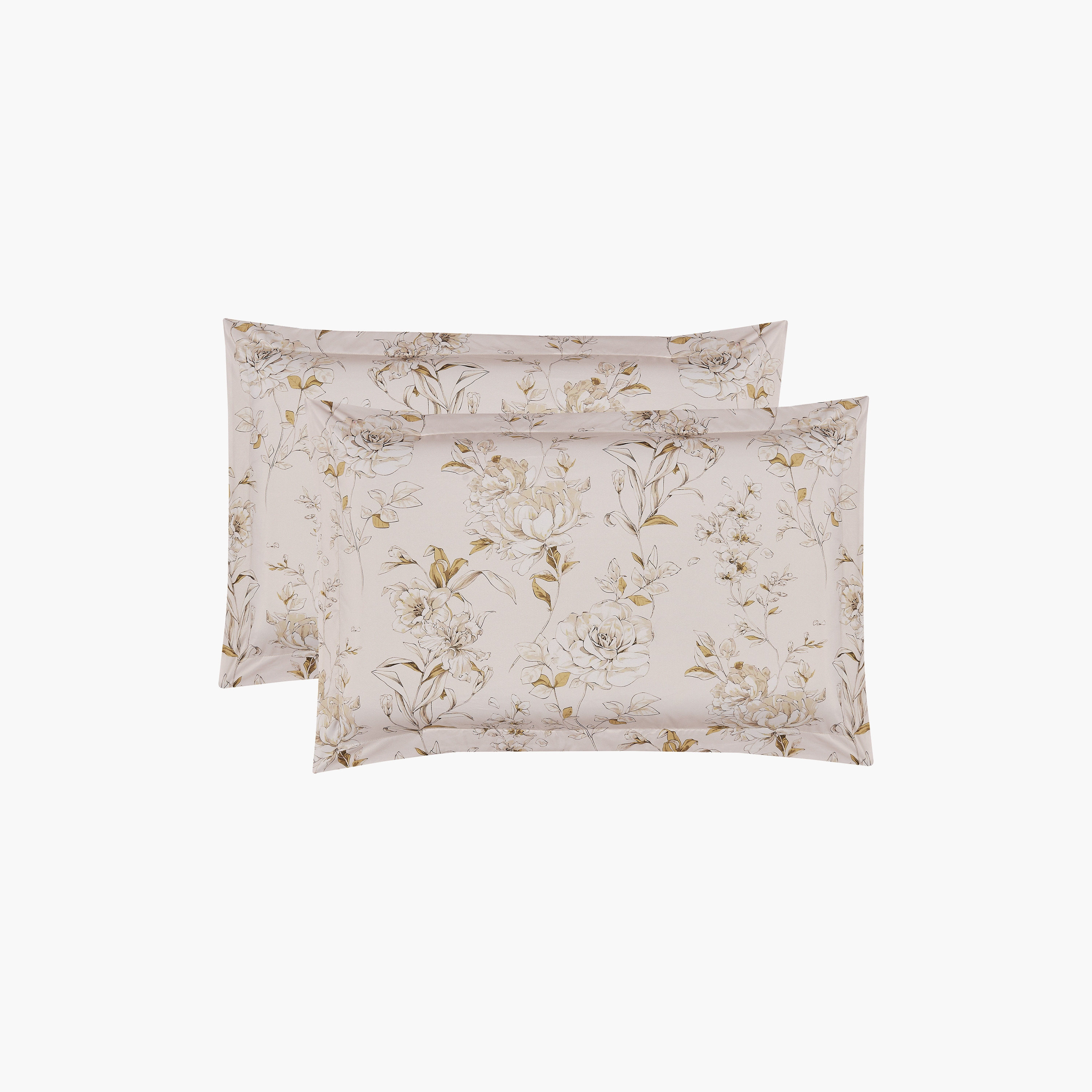 Lifestyle Super King Floral Print 6 Piece Reversible Comforter Set - 260x240cms-household-bedding-comfortersandbedspreads-comforters-image-4